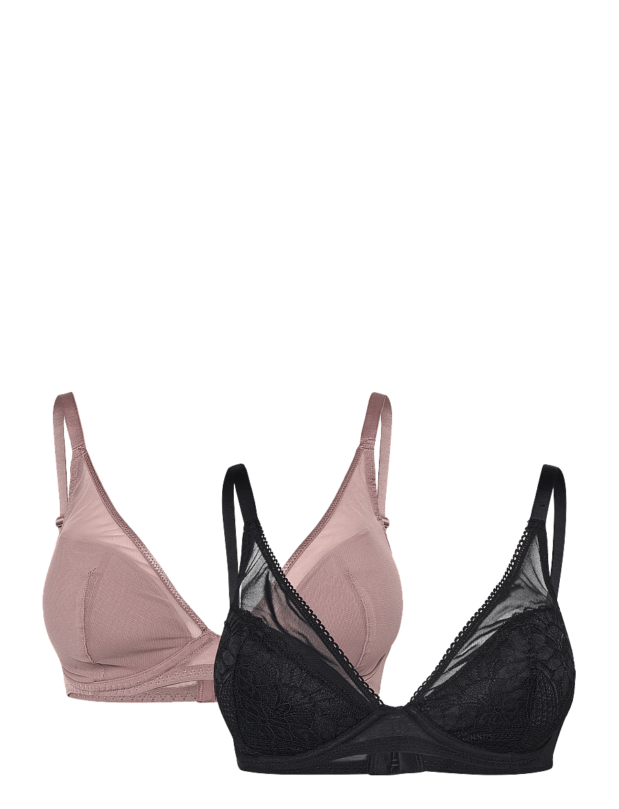Dorina - Lincoln Deep_Plunge - sügava dekolteega rinnahoidjad - black/brown - 1