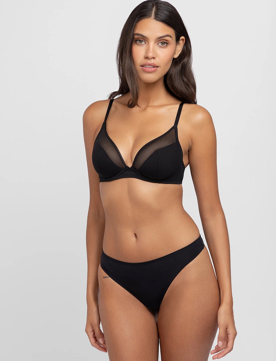 Dorina - Lincoln Deep Plunge - plunge bhs - pink/black - 0