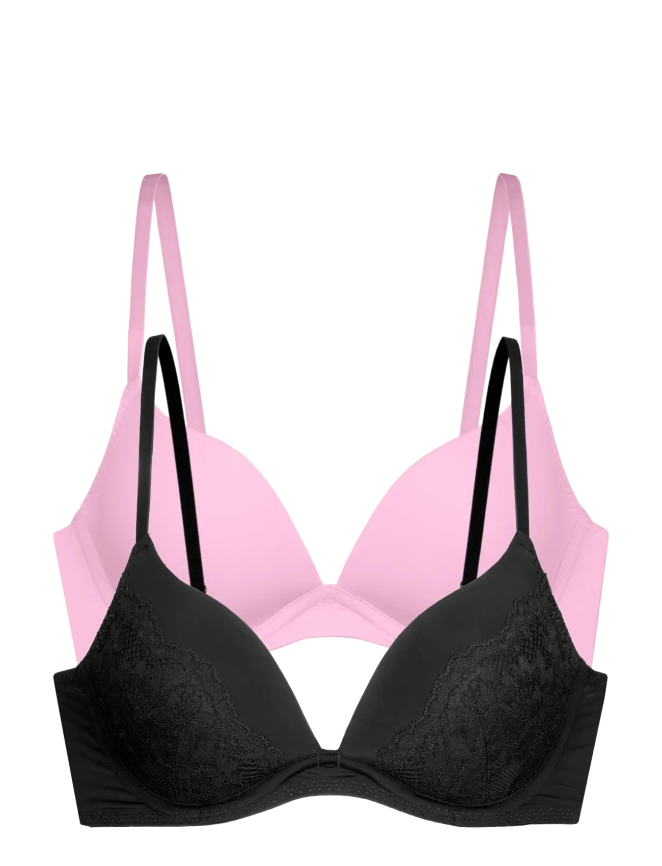 Dorina WILLA PLUNGE - Alusvaatteet - BLACK/PINK / grey