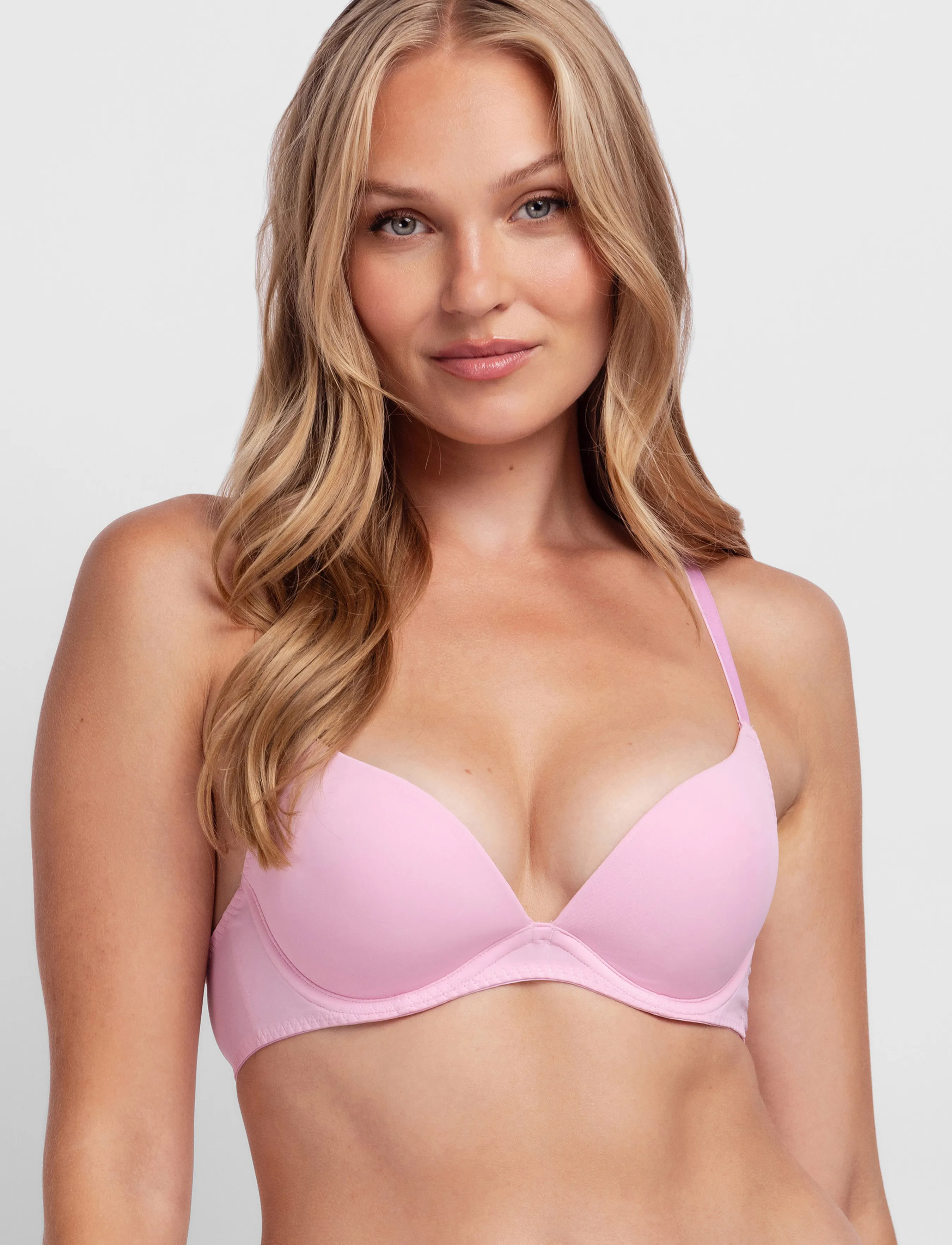 Dorina - WILLA-2PP PUSH UP PLUNGE - black/pink - 2