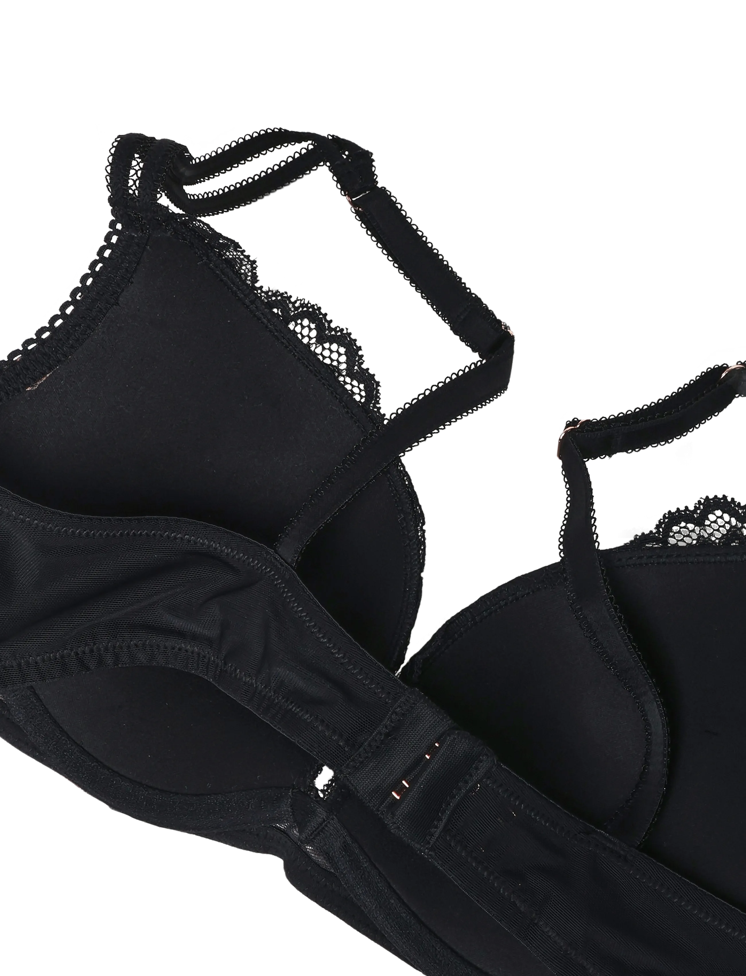 Dorina - Origins-Shiny Micro Plunge - plunge bhs - black print - 3