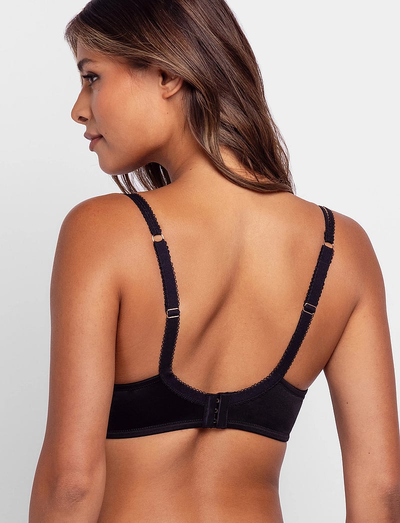 Dorina - ORIGINS-SHINY MICRO PLUNGE - plunge-rintaliivit - black - 3