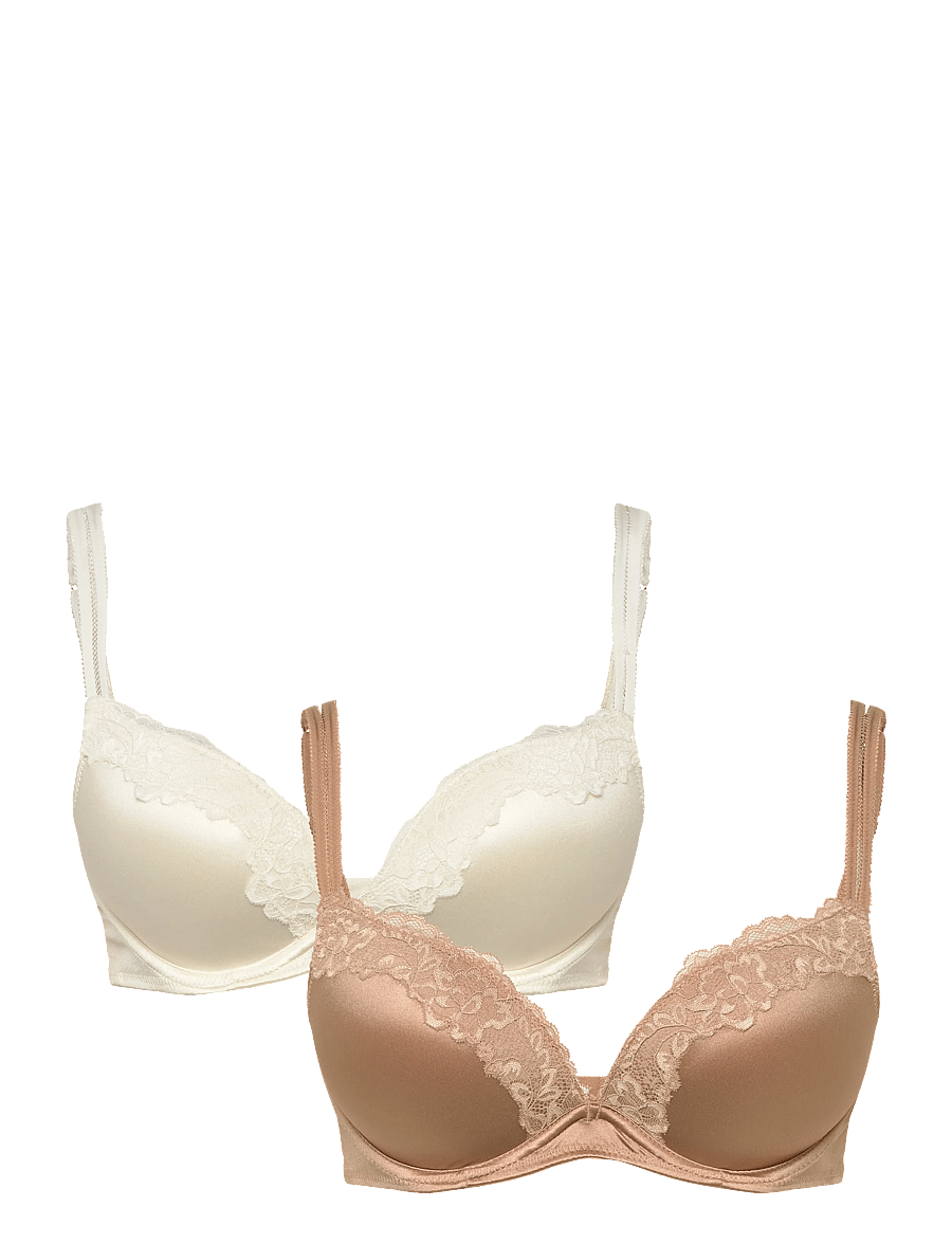Dorina - ORIGINS-SHINY MICRO PLUNGE - plunge bhs - ivory/beige - 0