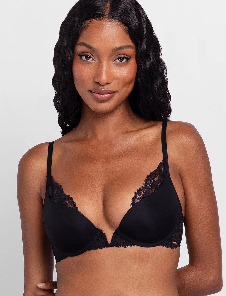Dorina - ANAHI LIGHT PADDED PLUNGE - plunge bhs - black - 0