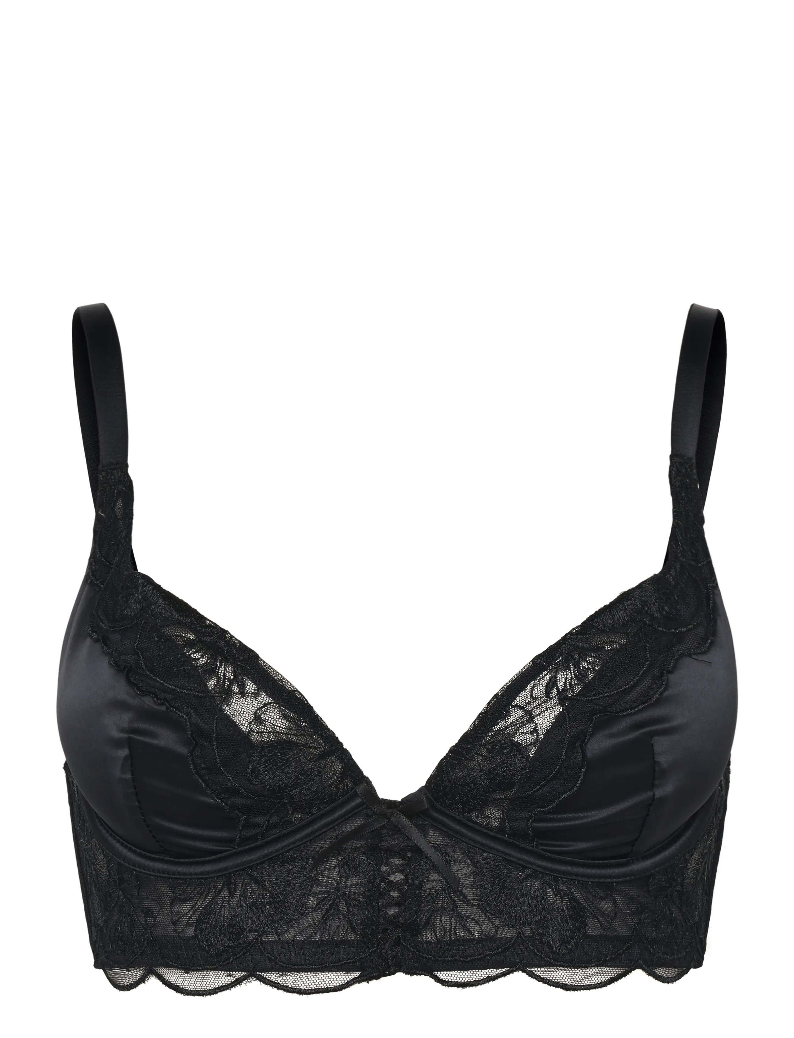 Dorina Delphine Plunge - Push-Up BHs - BLACK / black