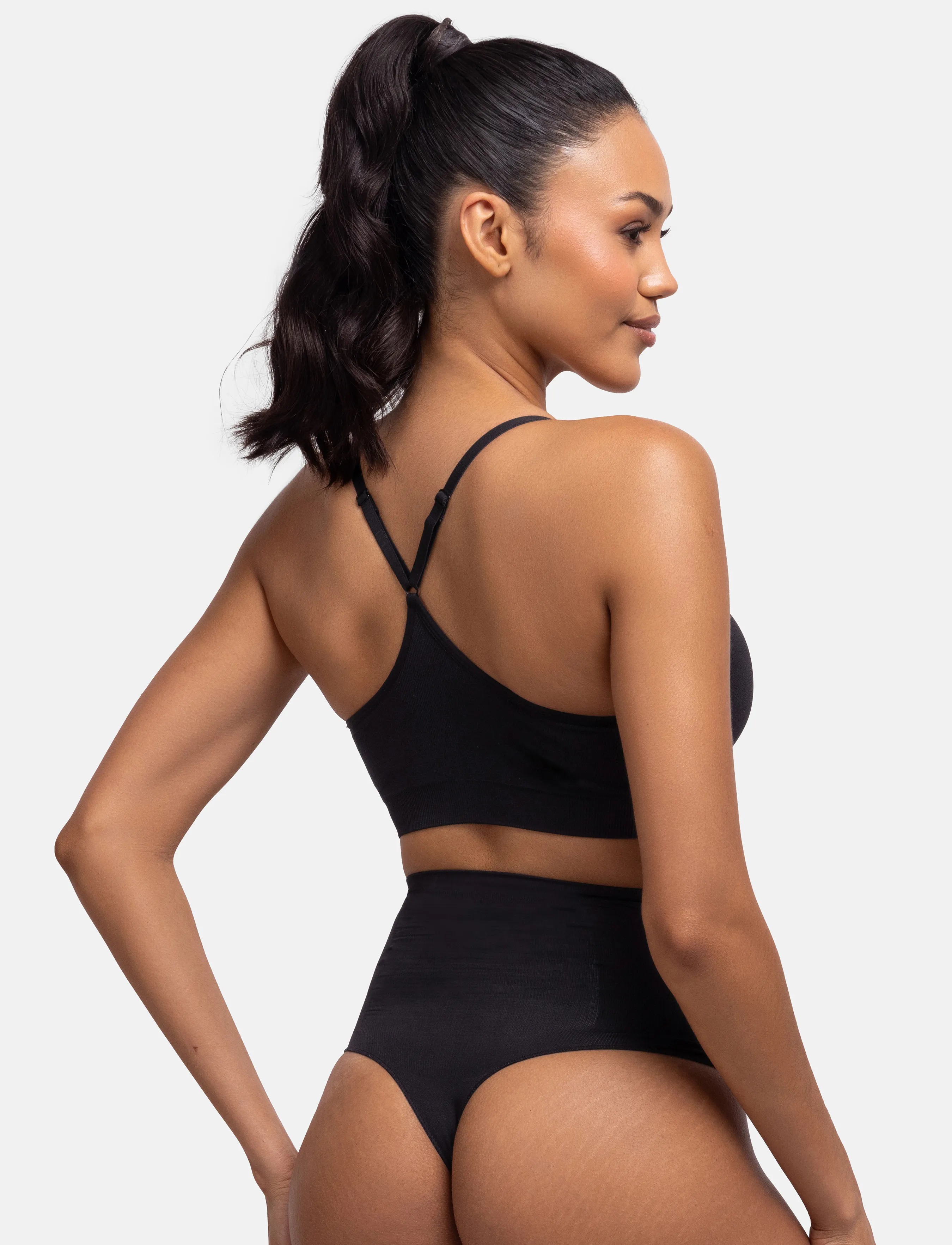 Dorina - ABSOLUTE SCULPT SHAPING_THONG - midi un maksi biksītes - black - 3