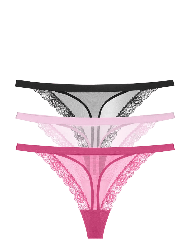 Dorina - MISHA-3PP STRING - stringtrosor - pink/pink/black - 1