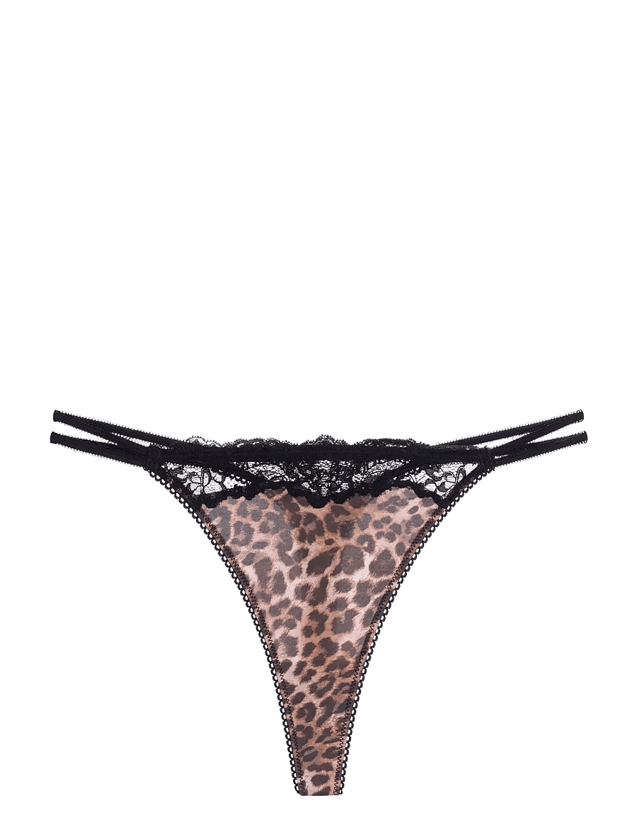 Dorina - Origins Sparkle Thong - midi & maxi trosor - black print - 1