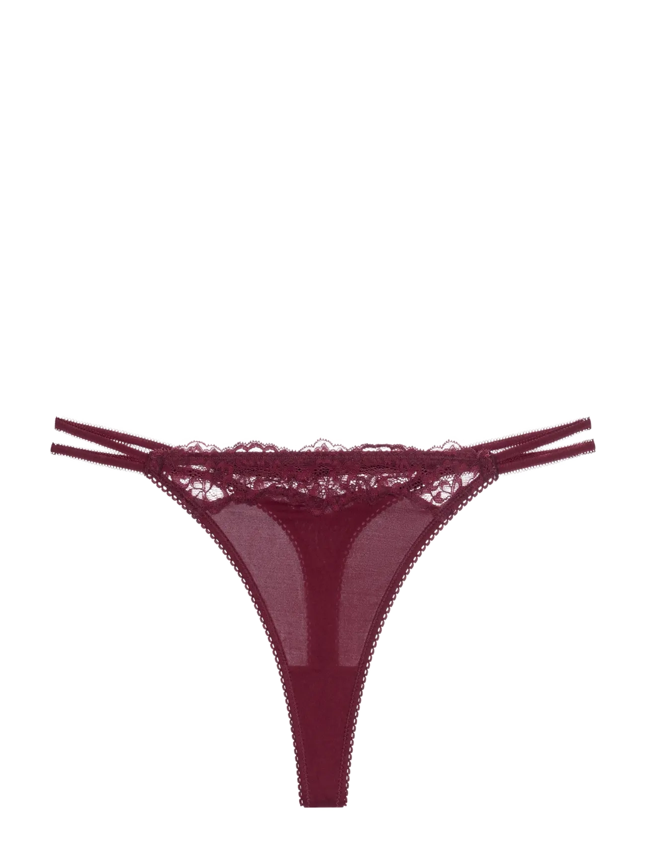 Dorina Origins Shiny Microf Thong - Undertøj - RED / red