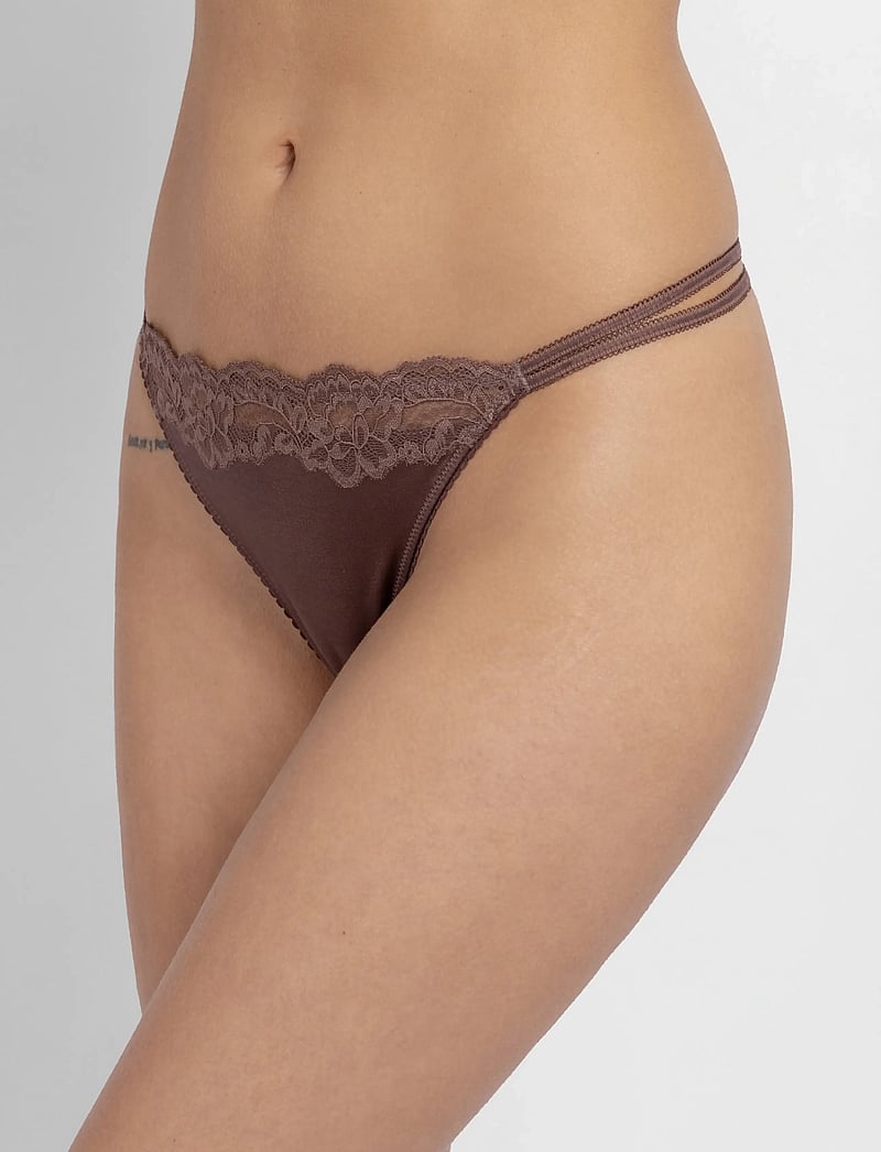 Dorina - ORIGINS-SHINY MICRO STRING - string - brown - 4