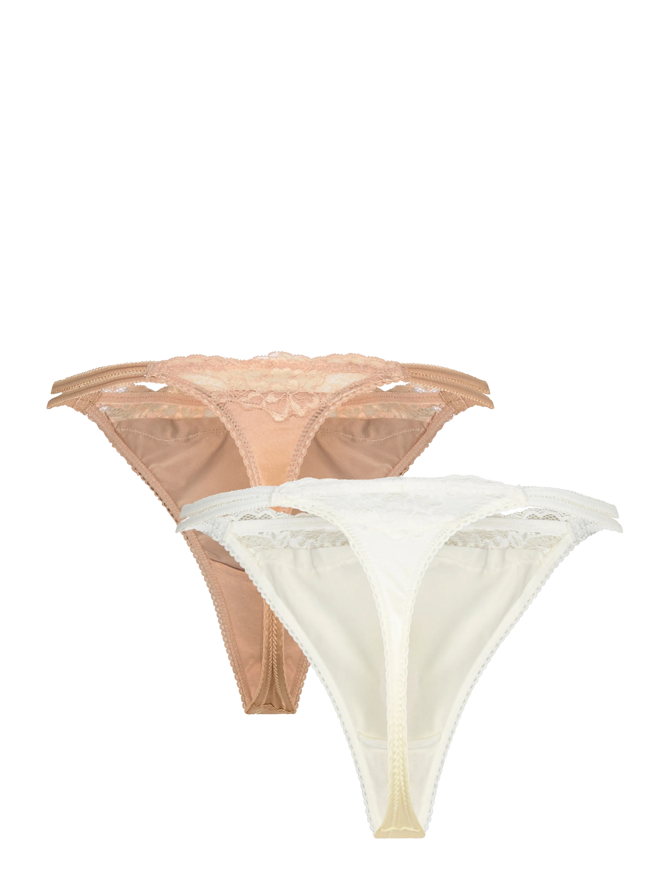 Dorina - ORIGINS-SHINY MICRO STRING - tangas - ivory/beige - 2
