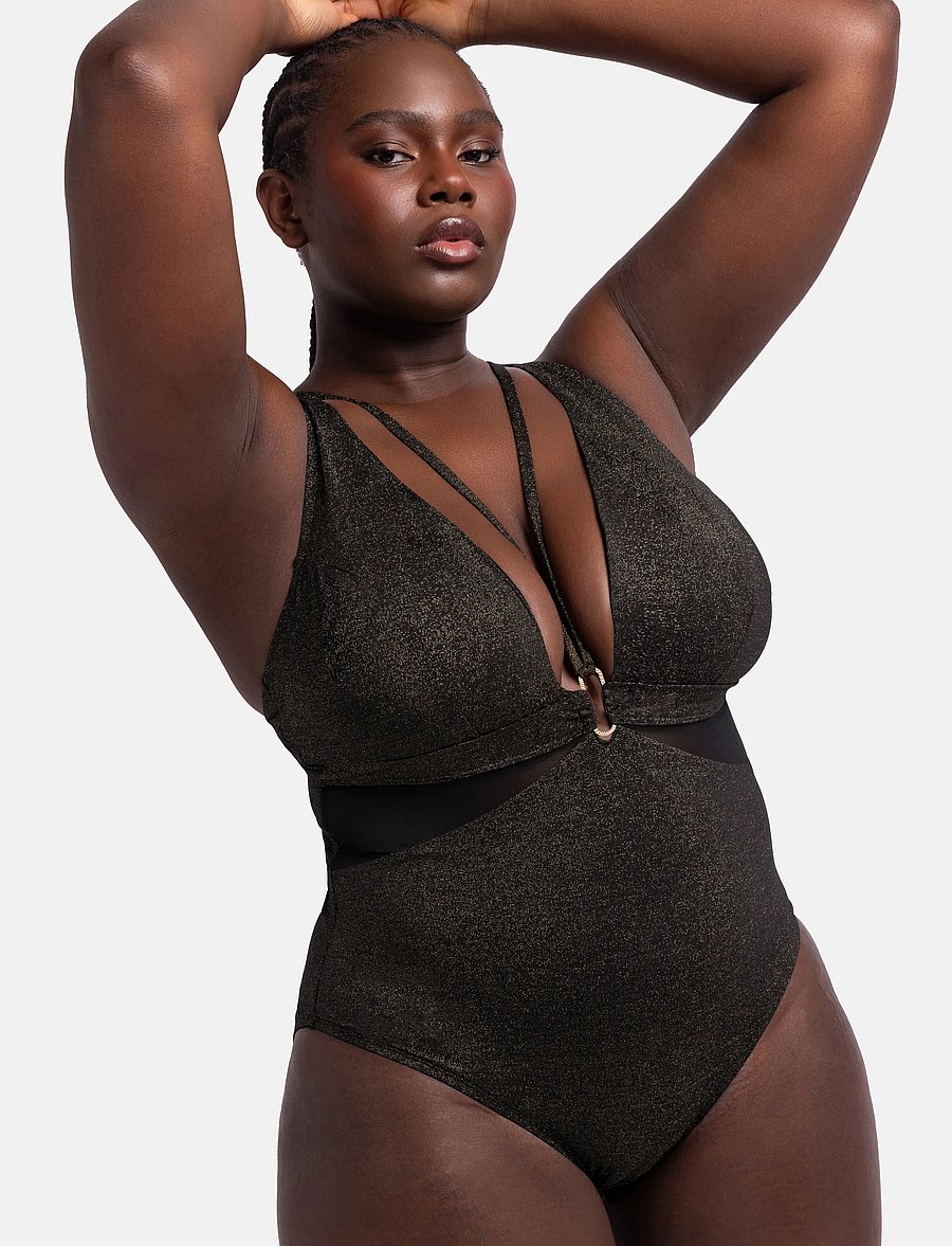 Dorina - KYRA SHAPING SWIMSUIT - black - 0