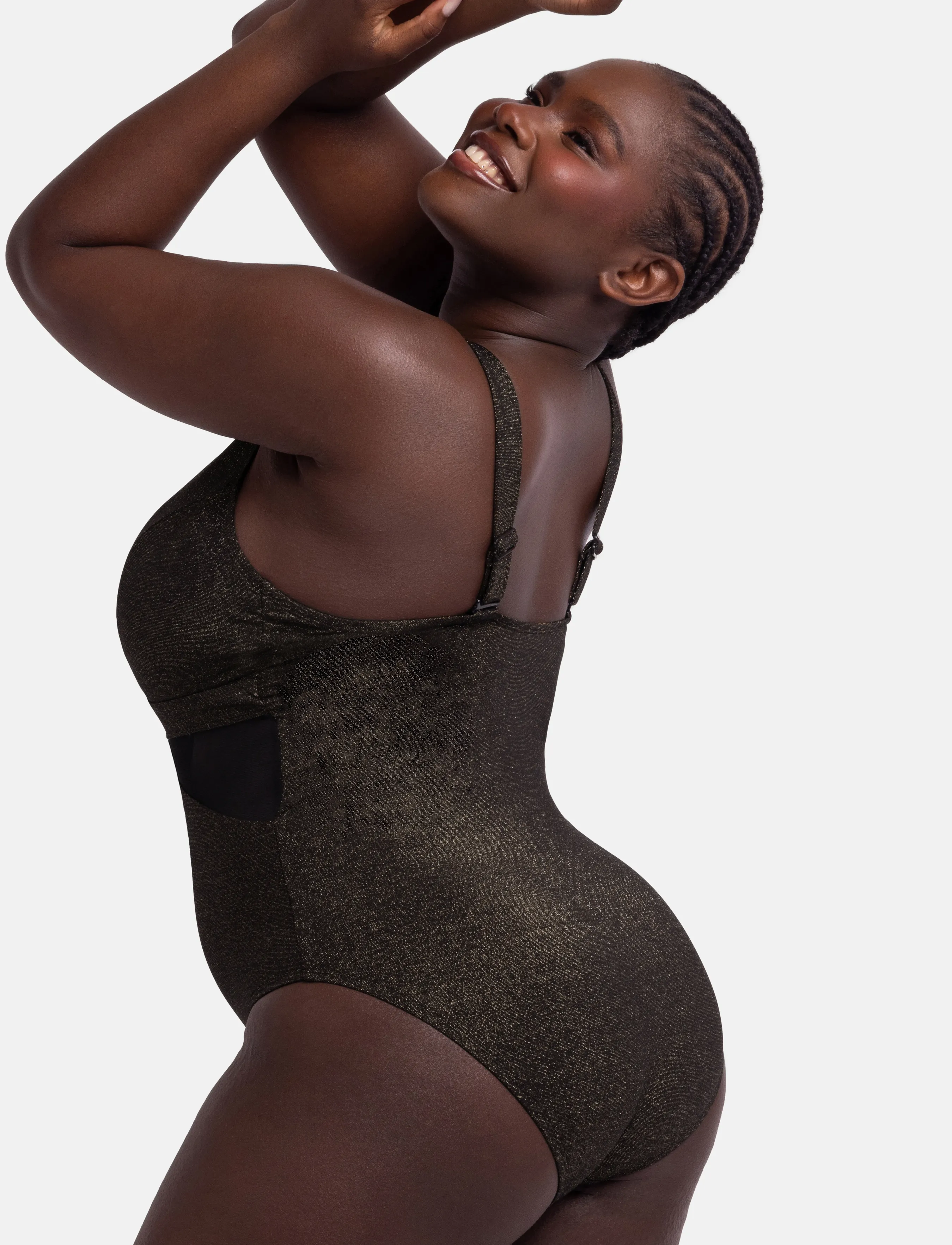 Dorina - KYRA SHAPING SWIMSUIT - black - 2