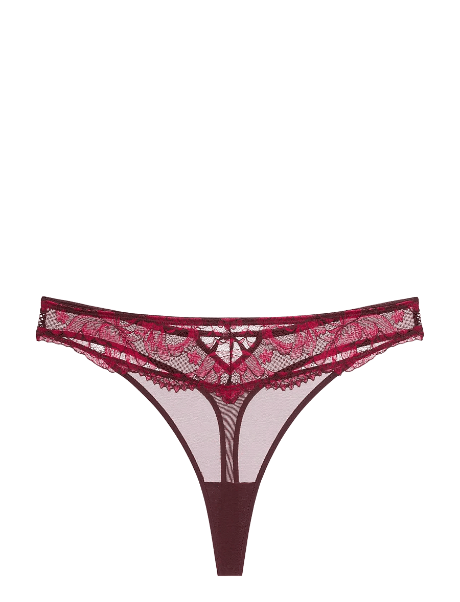 Dorina - Jemma Two Tone Lace Thong - tangas - pink - 1