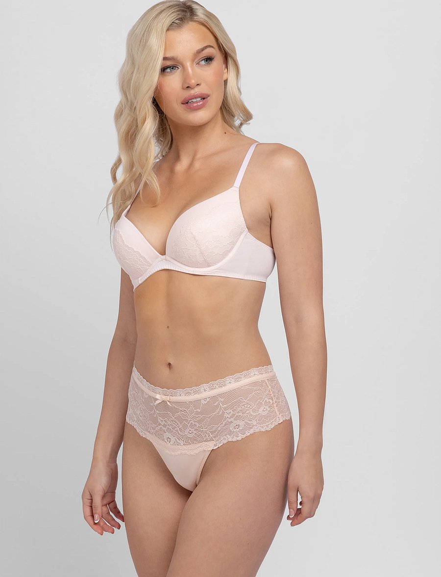 Dorina - Nina High_Waist_Thong - tangas - beige/pink/black - 3