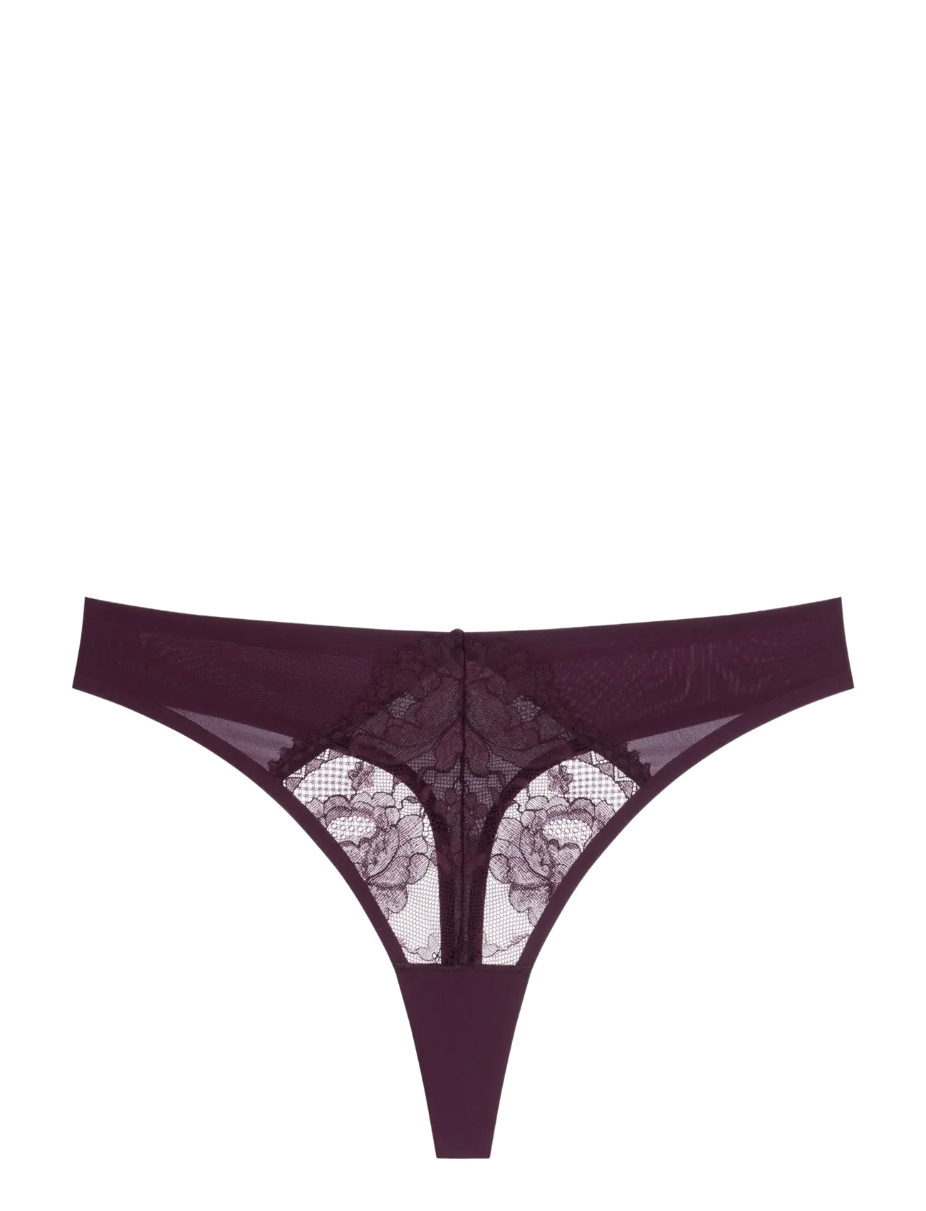 Dorina Grace Thong - Undertøj - BROWN / burgundy