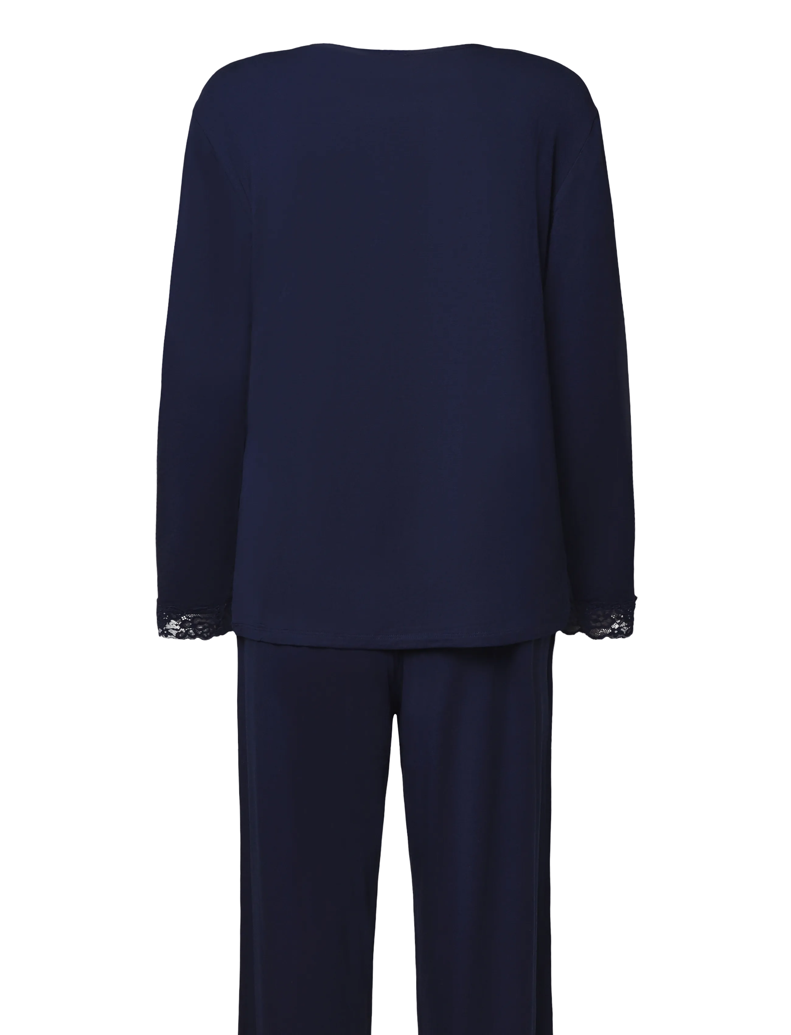 Dorina - Lila Long PJ Set - navy - 2