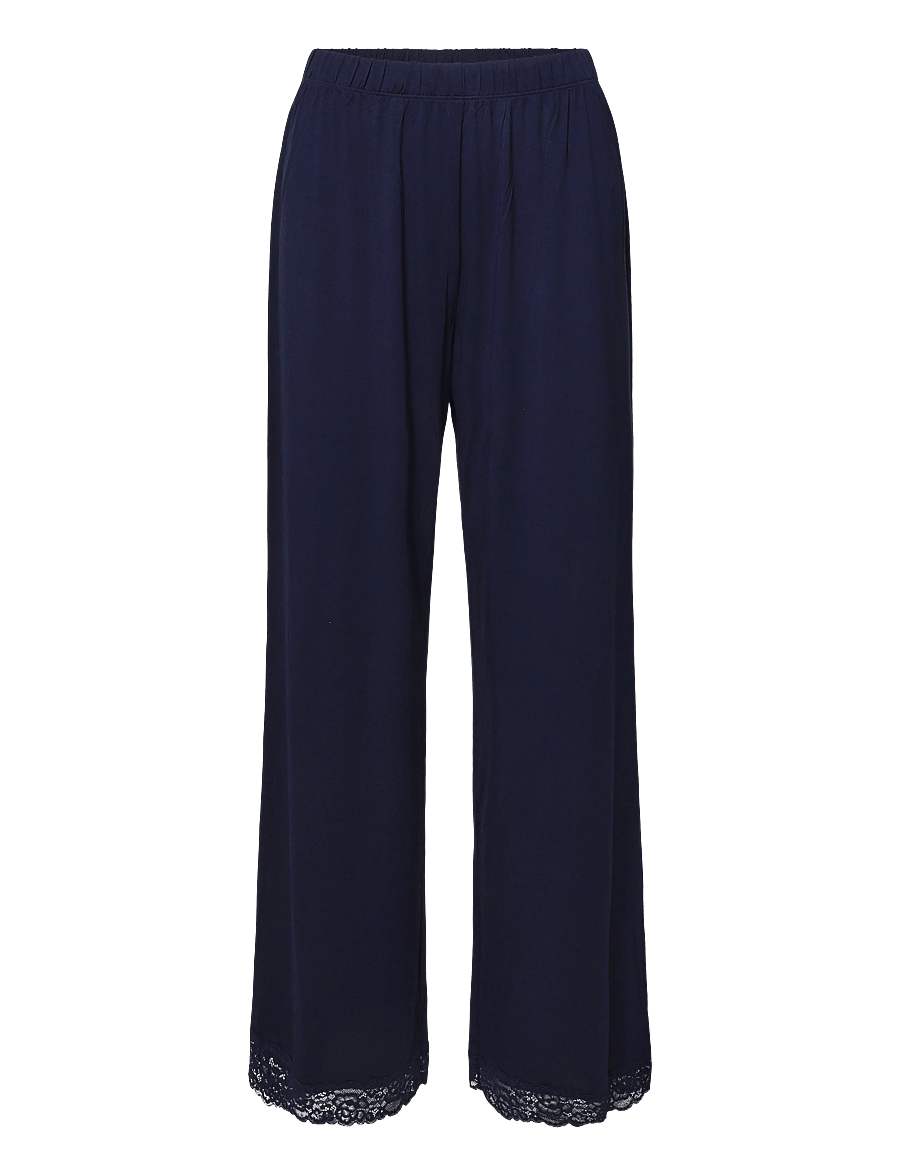 Dorina - Lila Long PJ Set - pyjamas - navy - 3
