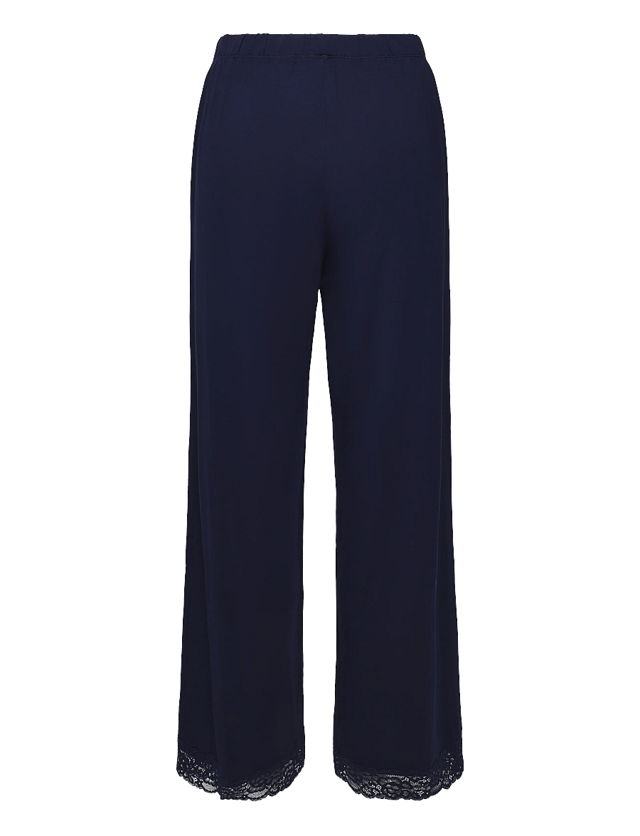 Dorina - Lila Long PJ Set - pyjamas - navy - 4