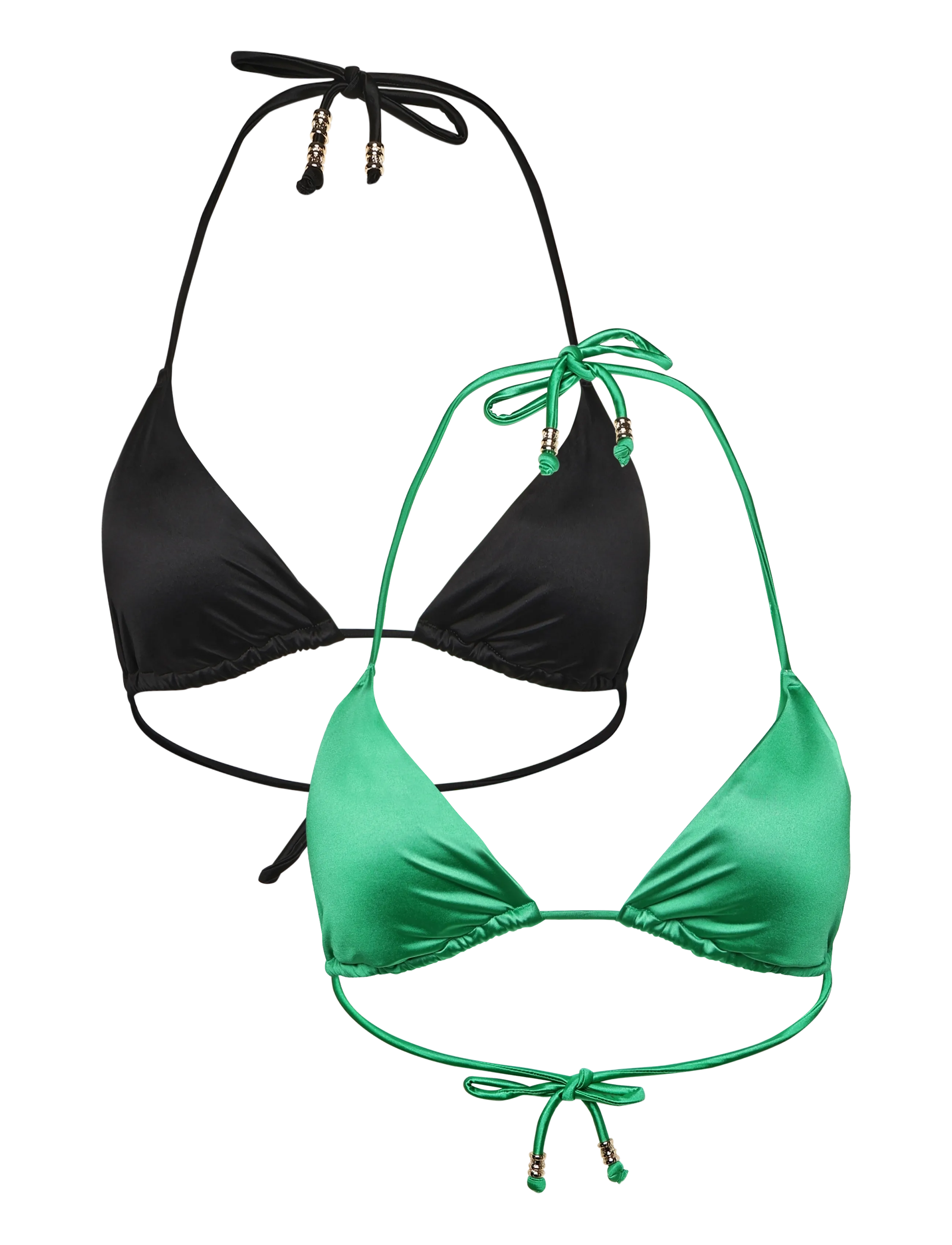 Dorina Amnesia 2pp TRIANGLE - Bikiinitopid - GREEN/BLACK / green