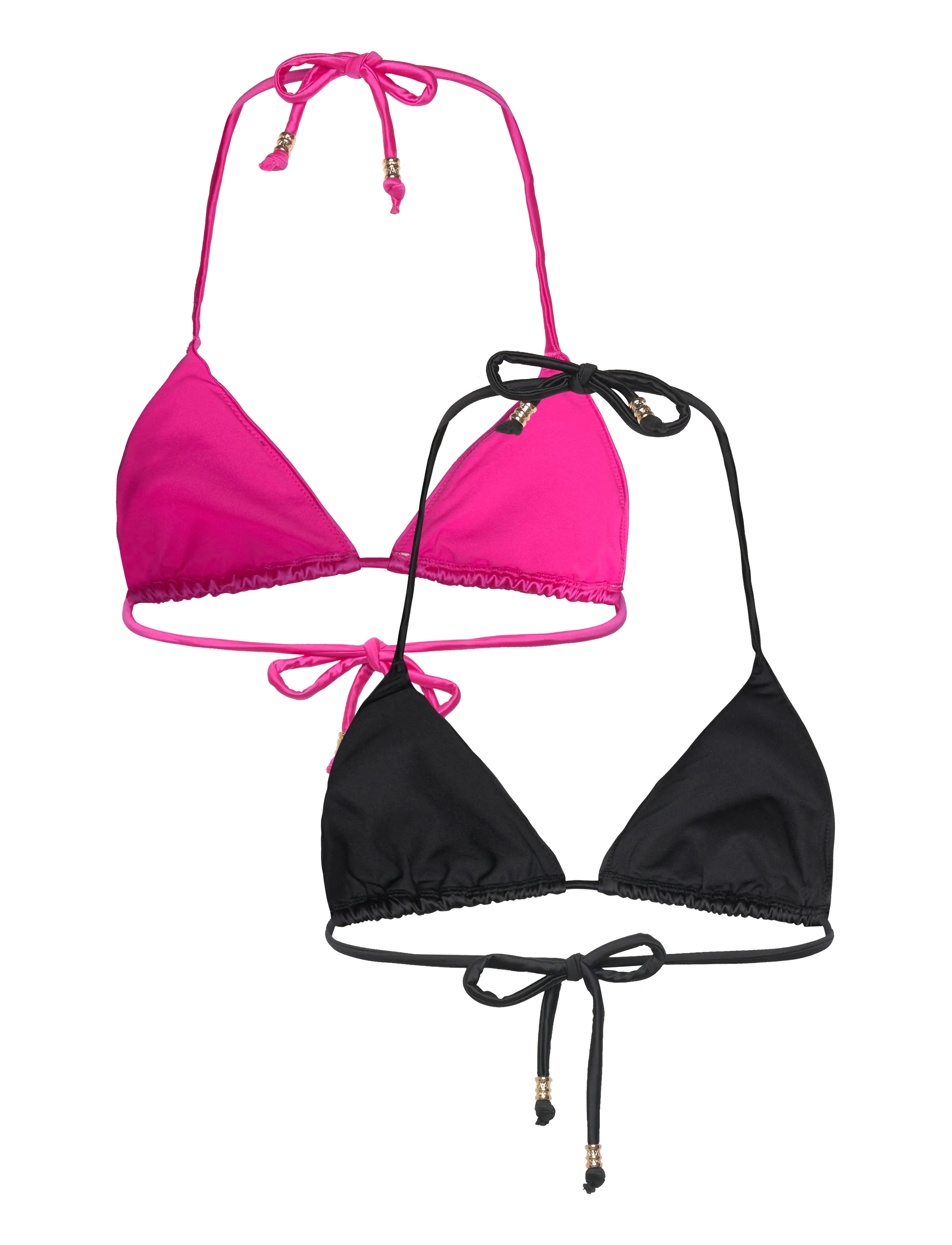 Dorina - AMNESIA TRIANGLE - trójkątny stanik bikini - pink/black - 1