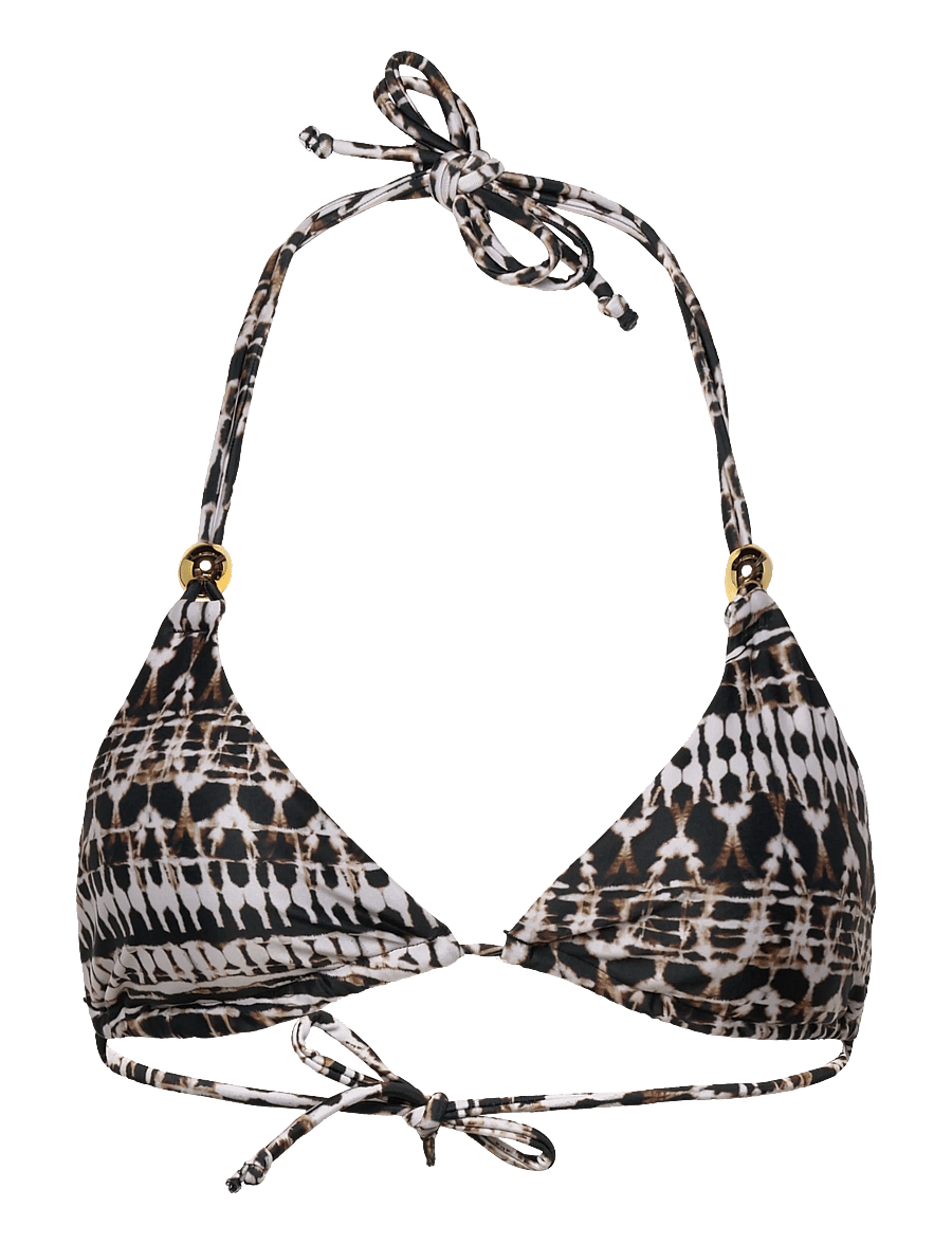 Dorina - TOGO MAGO TRIANGLE - trekantsbikinier - brown print - 0