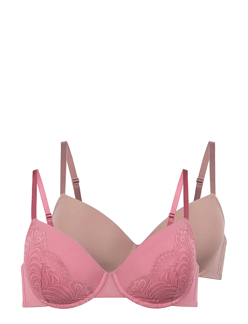 Dorina - LINCOLN 2PP DEMI - push up bh'er - pink/purple - 1