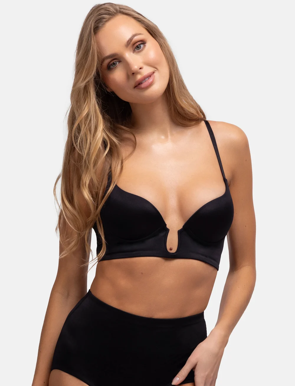 Dorina - SUBLIME SCULPT demi - push-up bh:ar - black - 0