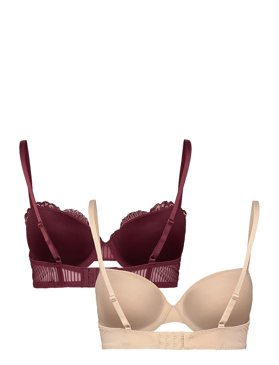 Dorina - EMERSYN DEMI - balconette bras - red/beige - 1