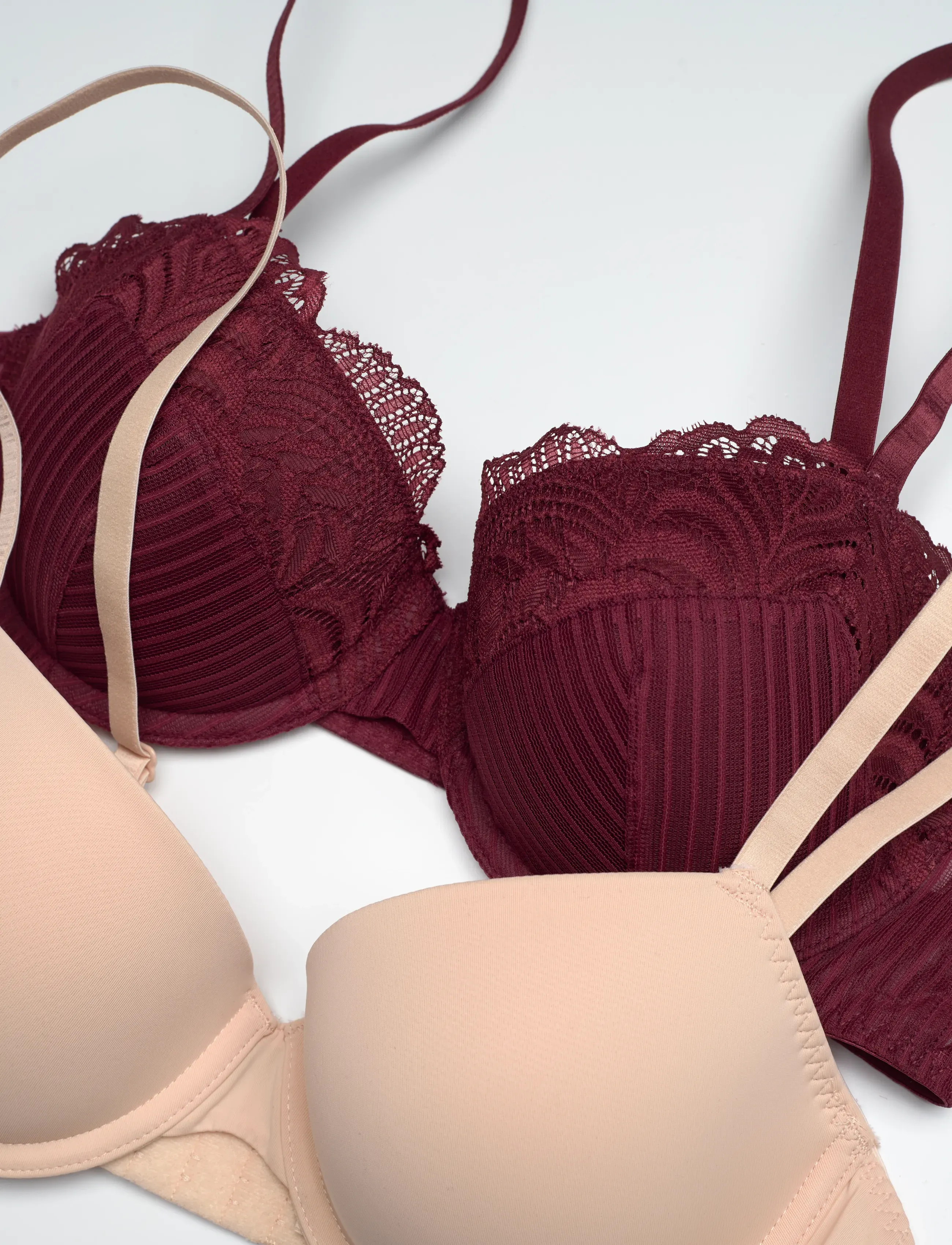 Dorina - EMERSYN DEMI - balconette bras - red/beige - 2