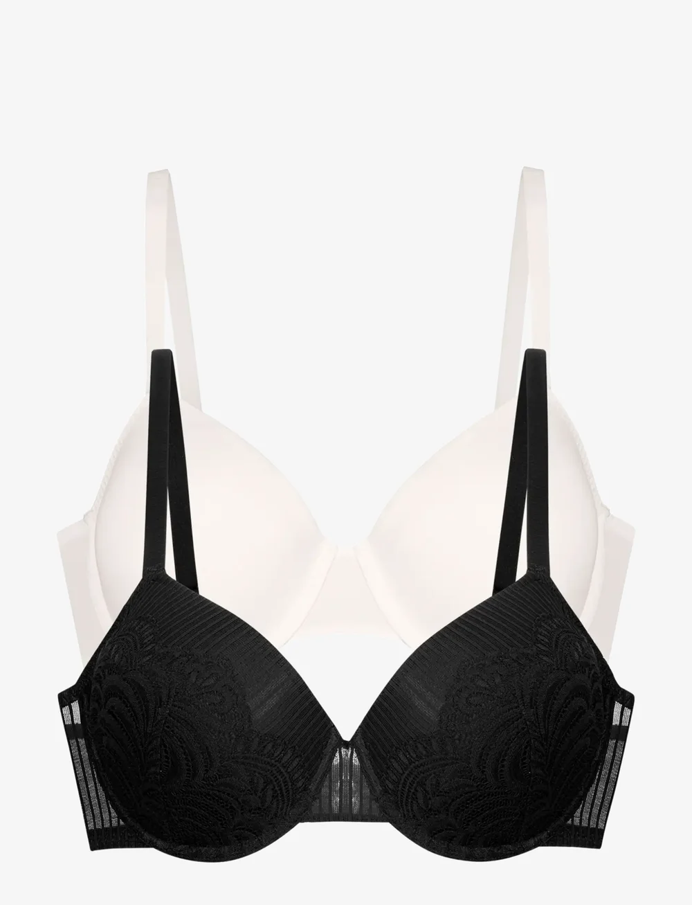 Dorina - EMERSYN-2PP LIGHT PADDED DEMI - t-shirt bh:ar - black/ivory - 1