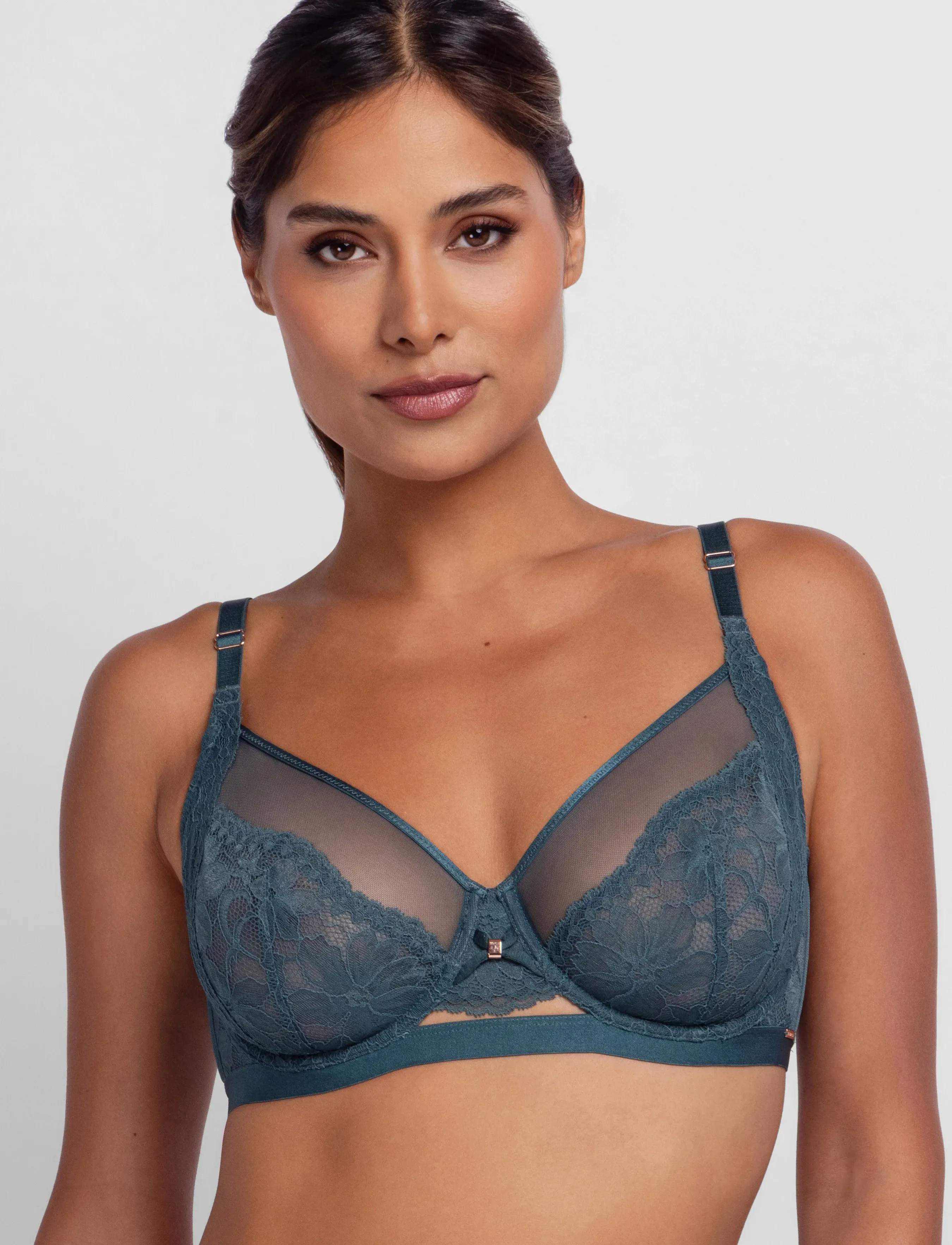 Dorina - JEMMA WIRED BRA - wired bras - green - 2