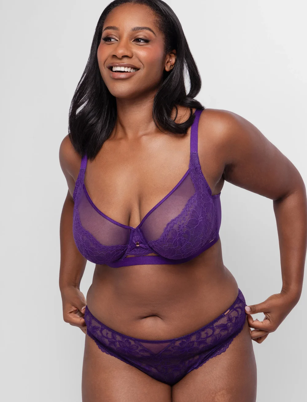 Dorina - JEMMA NON PADDED WIRED BRA - bøjle-bh’er - purple - 0