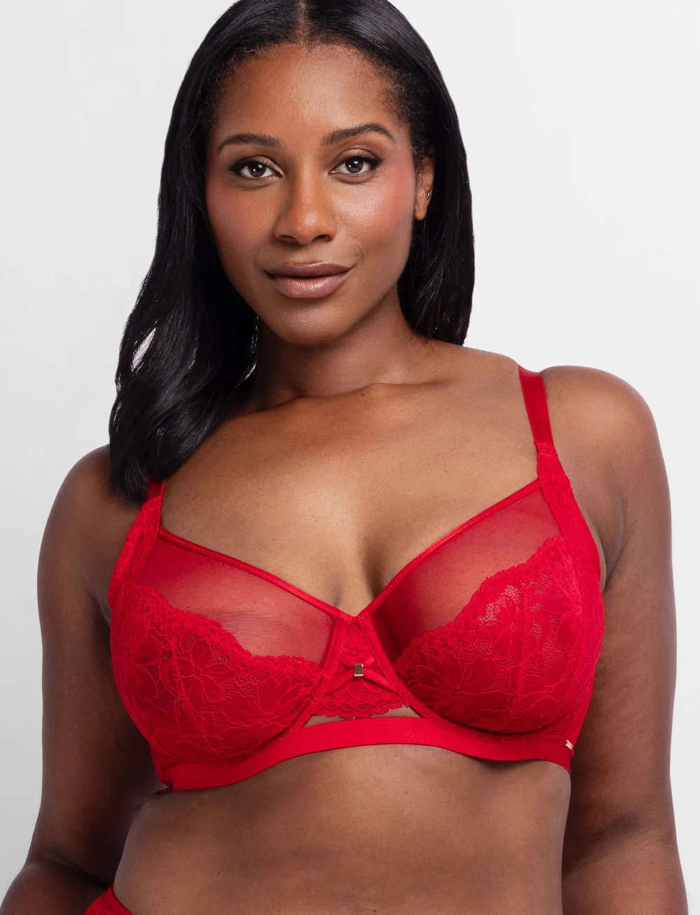 Dorina - JEMMA NON PADDED WIRED BRA - bøjle-bh’er - red - 2