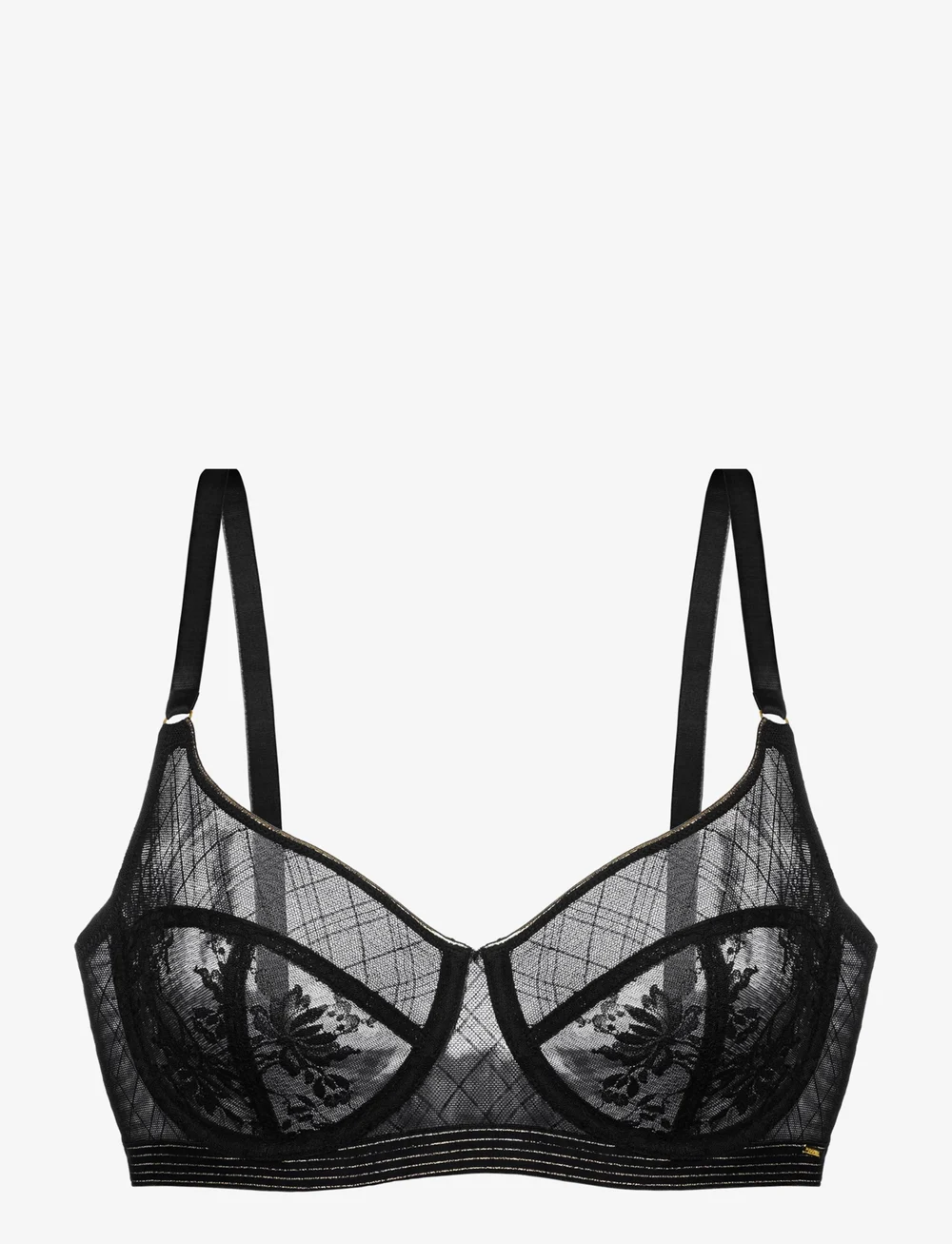 Dorina - DULCIE WIRED BRA - biustonosze z fiszbinami - black - 1