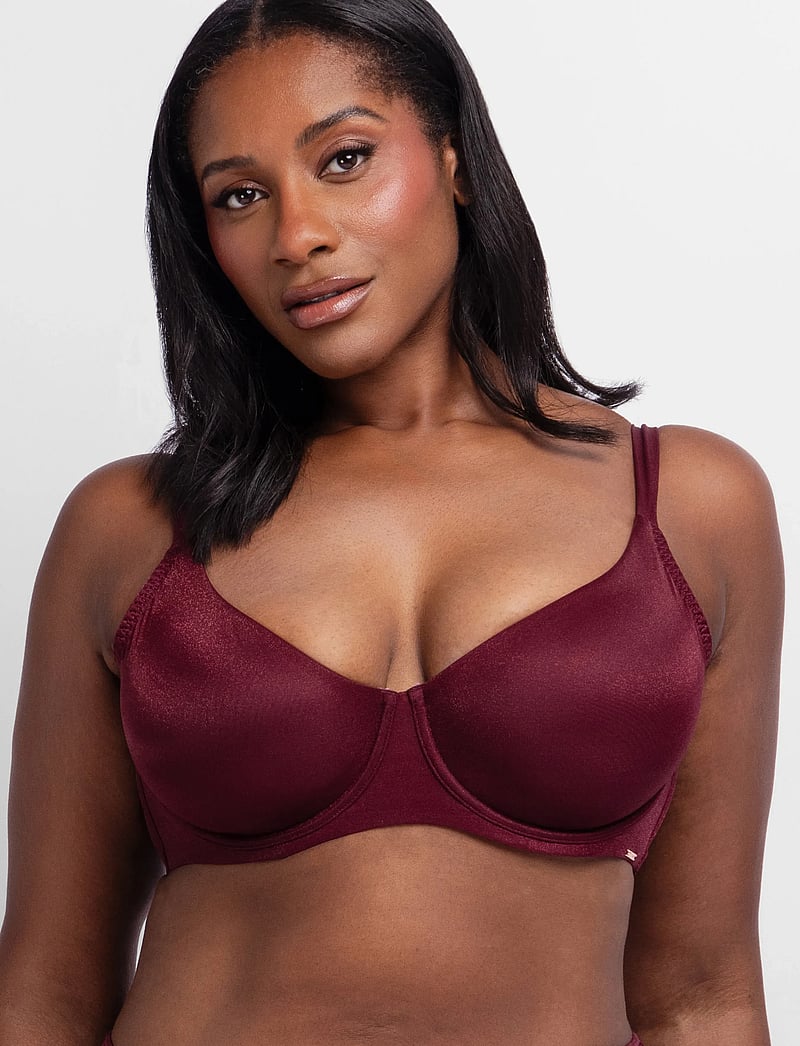 Dorina - ORIGINS-SHIMMER MESH NON PADDED WIRED BRA - bügellose bhs - red - 2