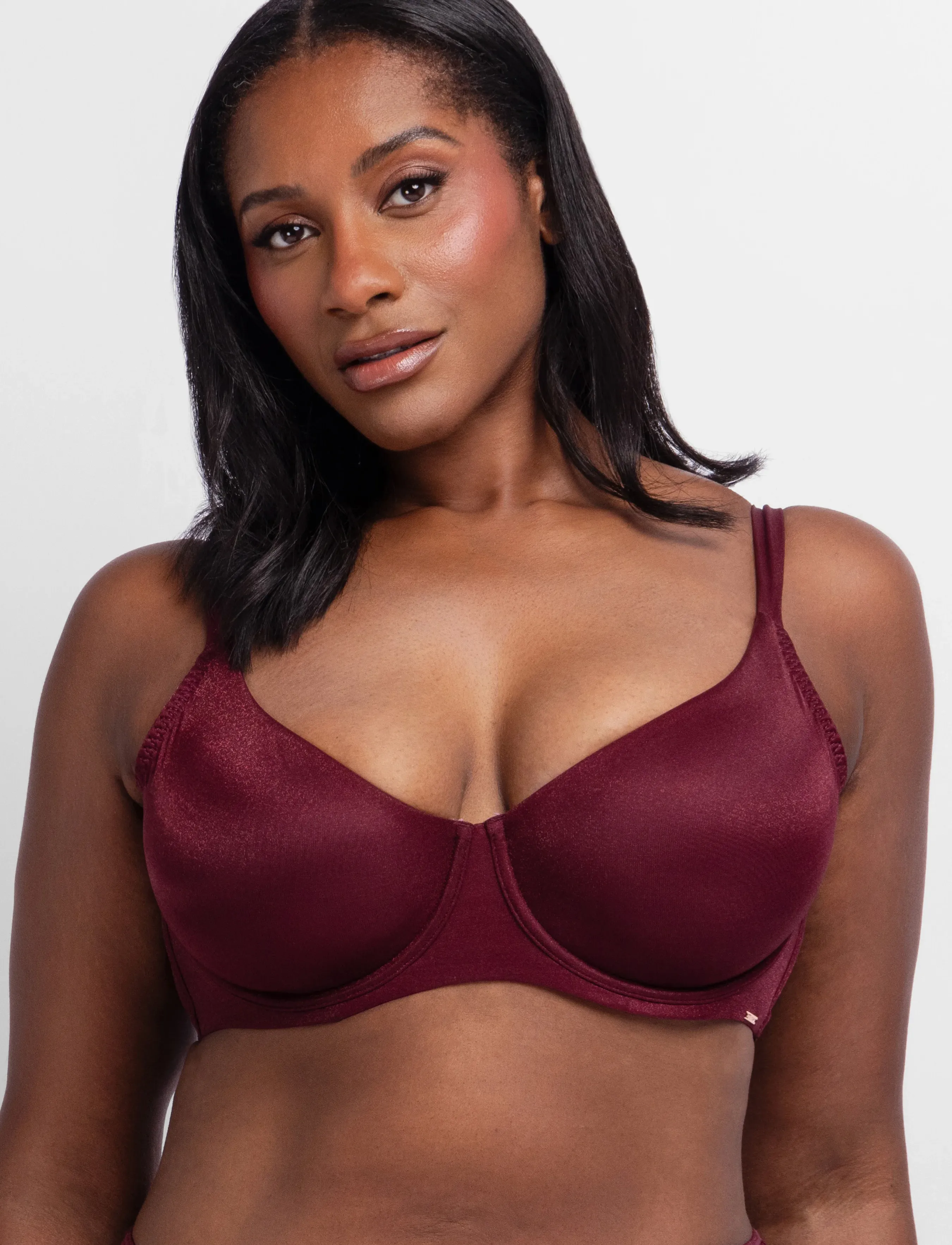 Dorina - ORIGINS-SHIMMER MESH NON PADDED WIRED BRA - die niedrigsten preise - red - 2