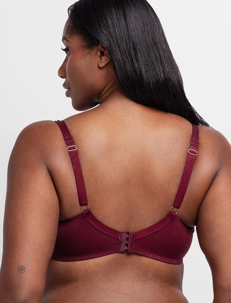 Dorina - ORIGINS-SHIMMER MESH NON PADDED WIRED BRA - bügellose bhs - red - 3