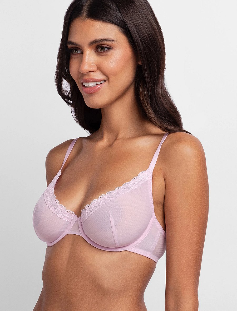 Dorina - MISHA-2PP WIRED BRA - traadiga rinnahoidjad - pink/black - 3