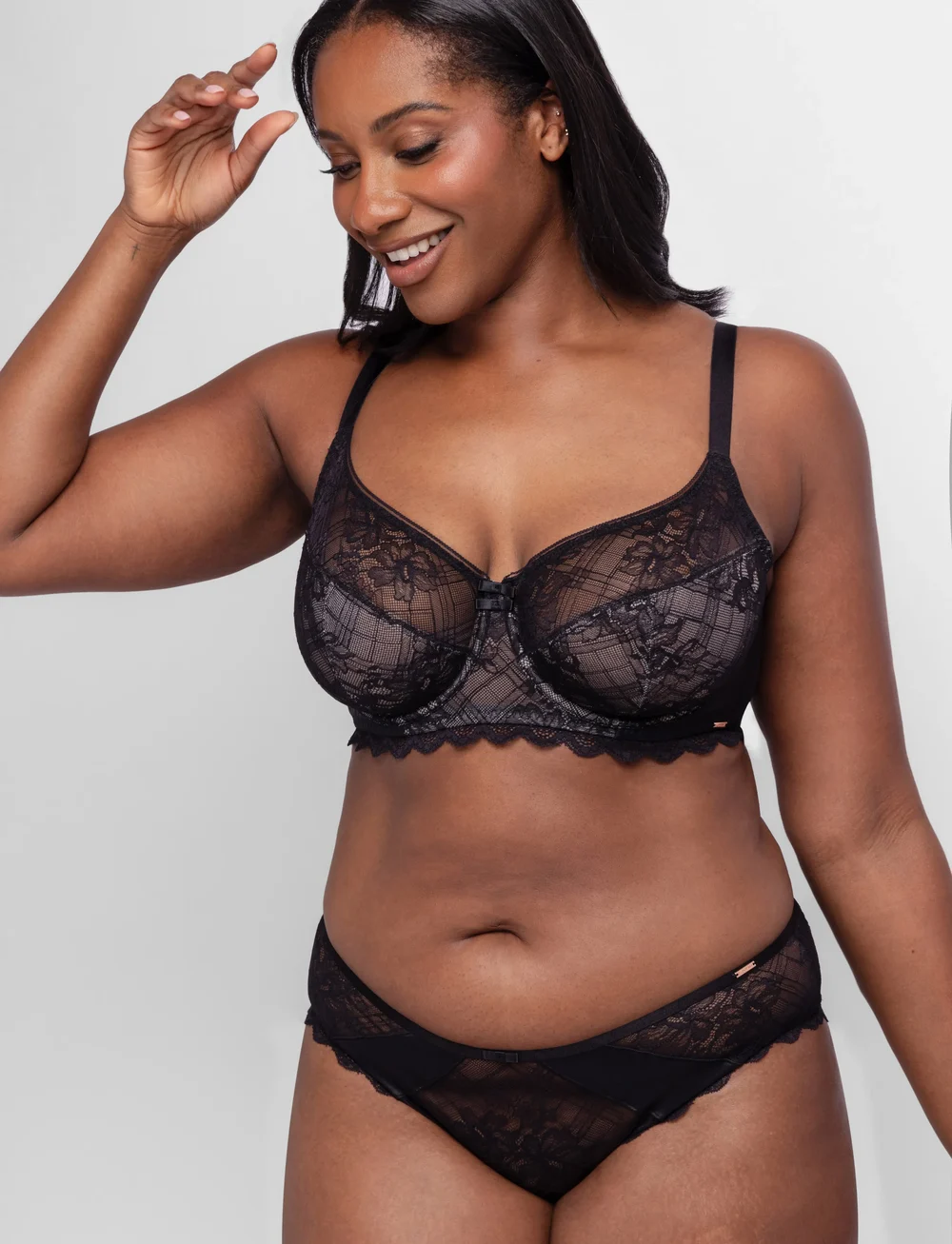 Dorina - HASINA WIRED BRA - bøjle-bh’er - black - 0
