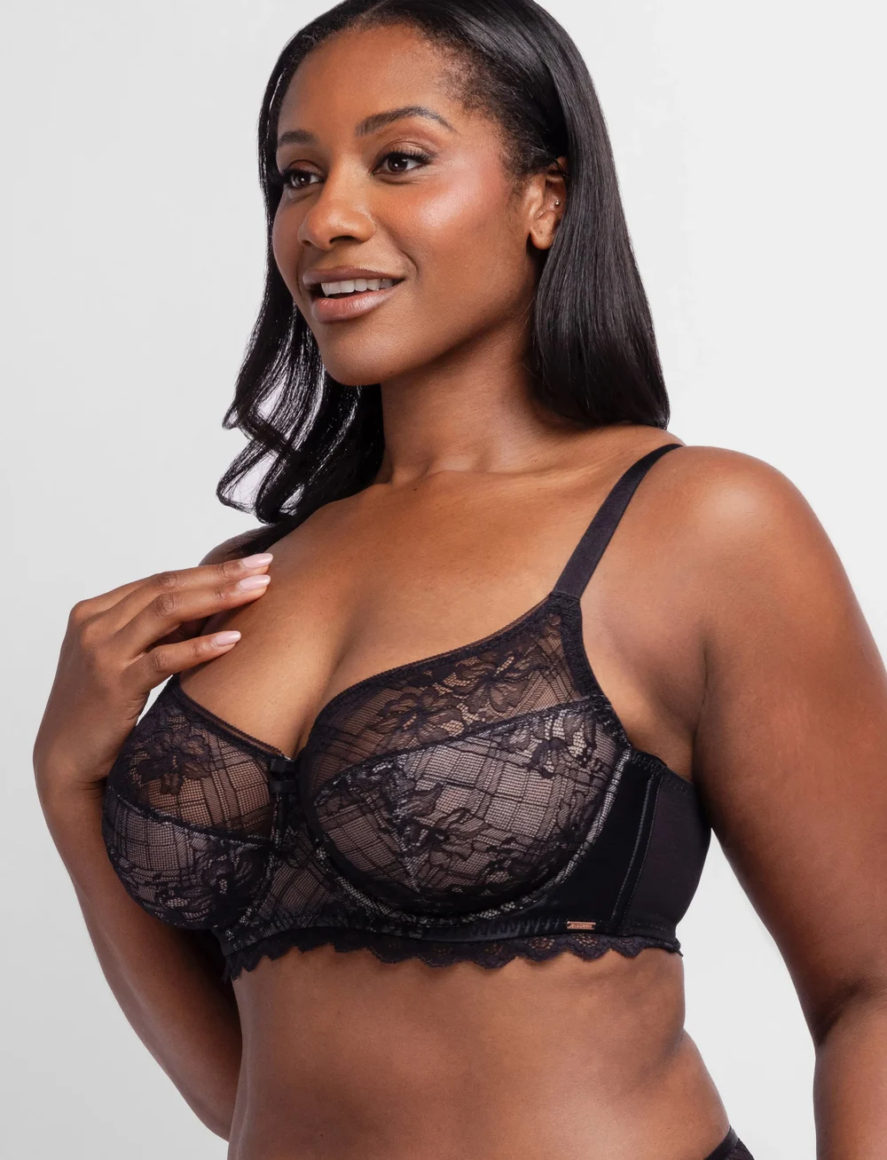 Dorina - HASINA WIRED BRA - bøjle-bh’er - black - 3