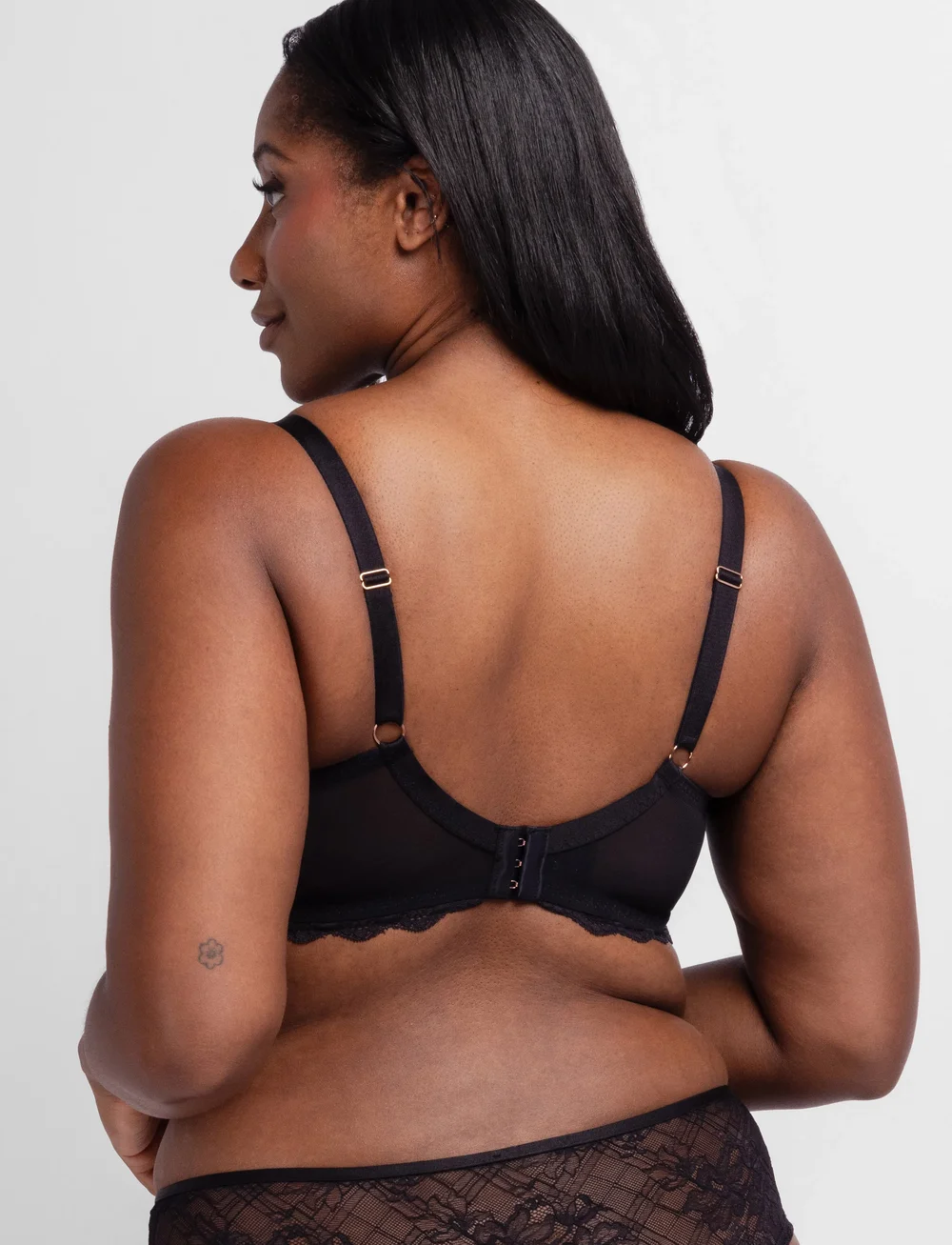 Dorina - HASINA WIRED BRA - bøjle-bh’er - black - 4