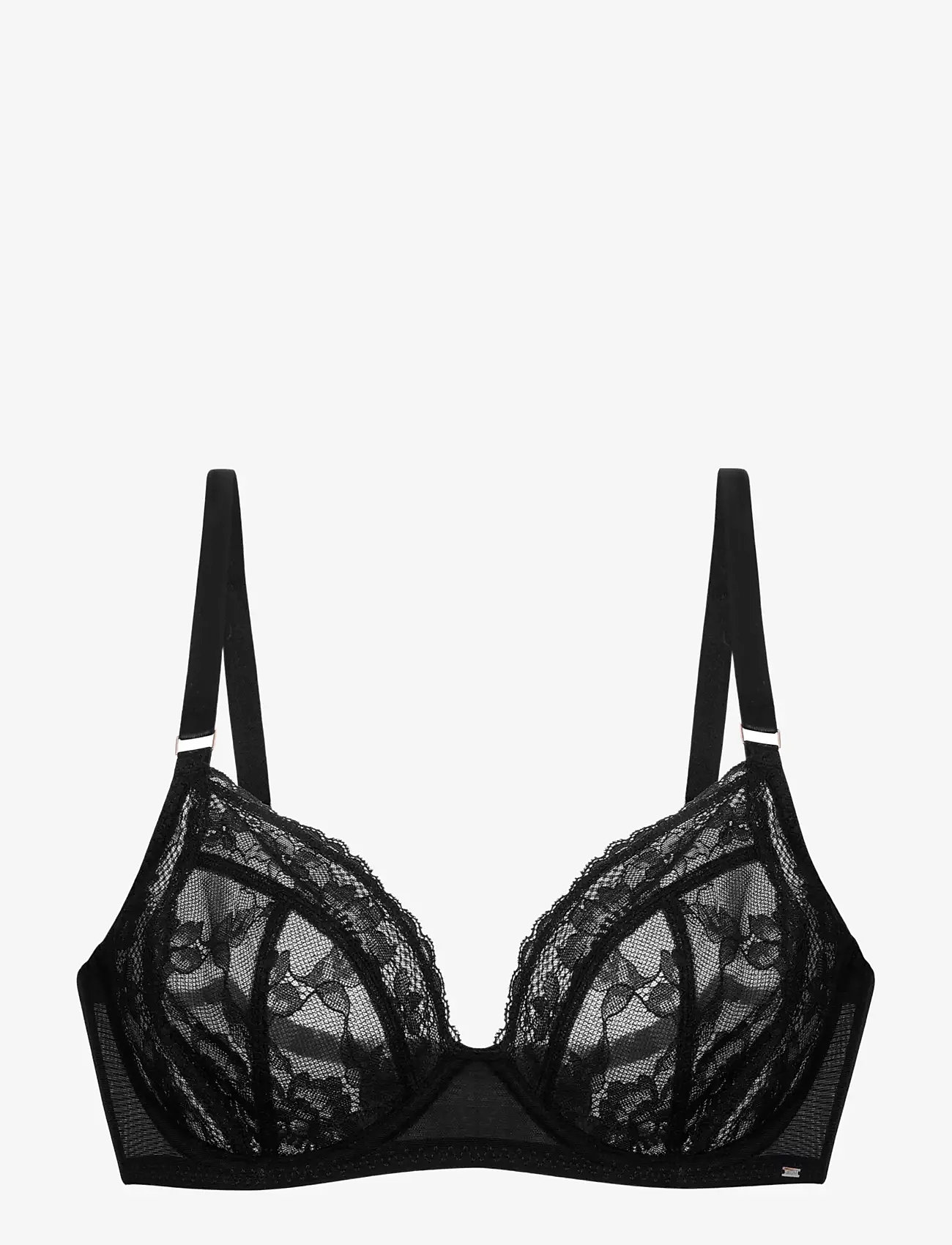 Dorina - EMORY LACE 2PP WIRED BRA - bügellose bhs - black - 1