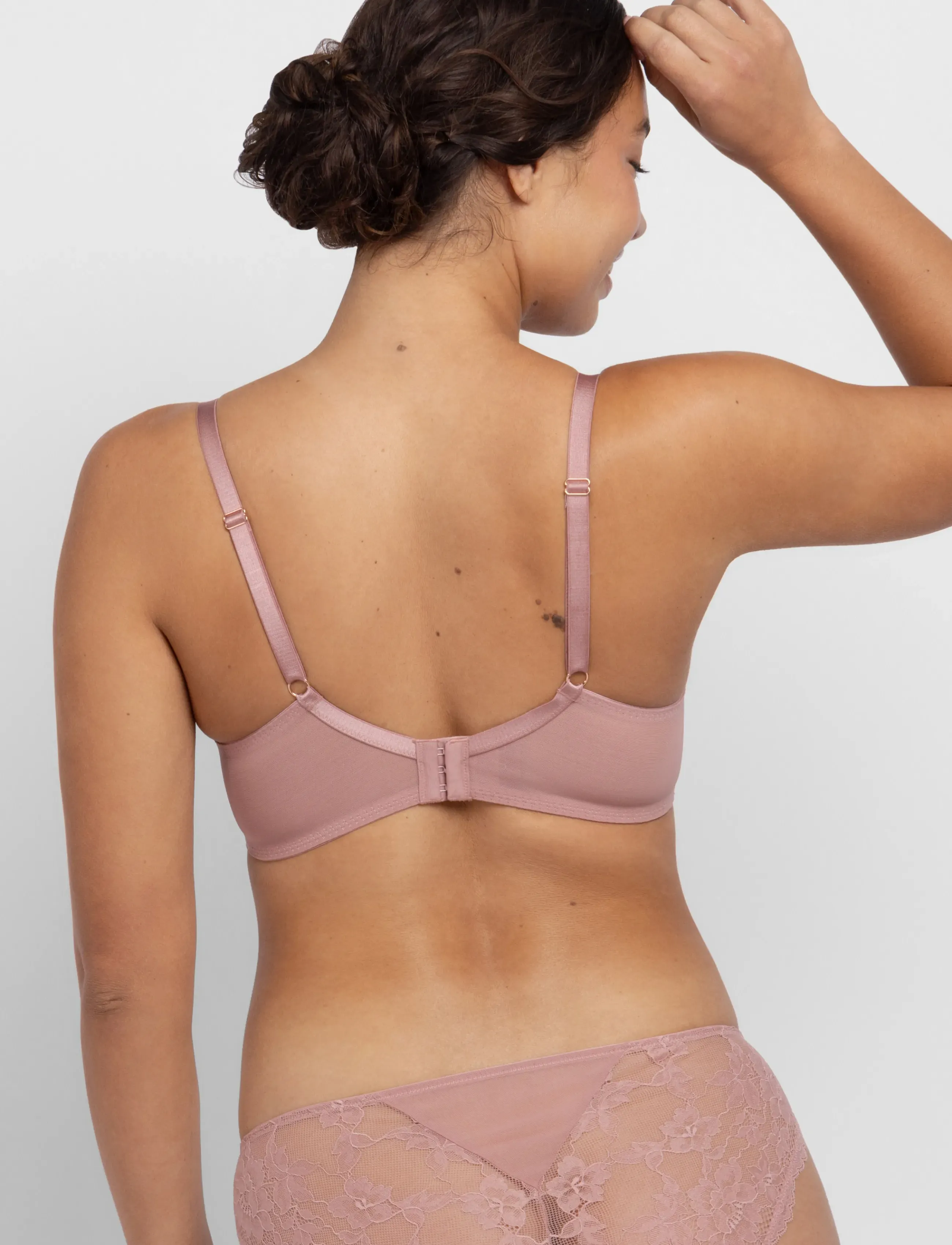 Dorina - EMORY NON PADDED WIRED BRA - traadiga rinnahoidjad - pink/beige - 2