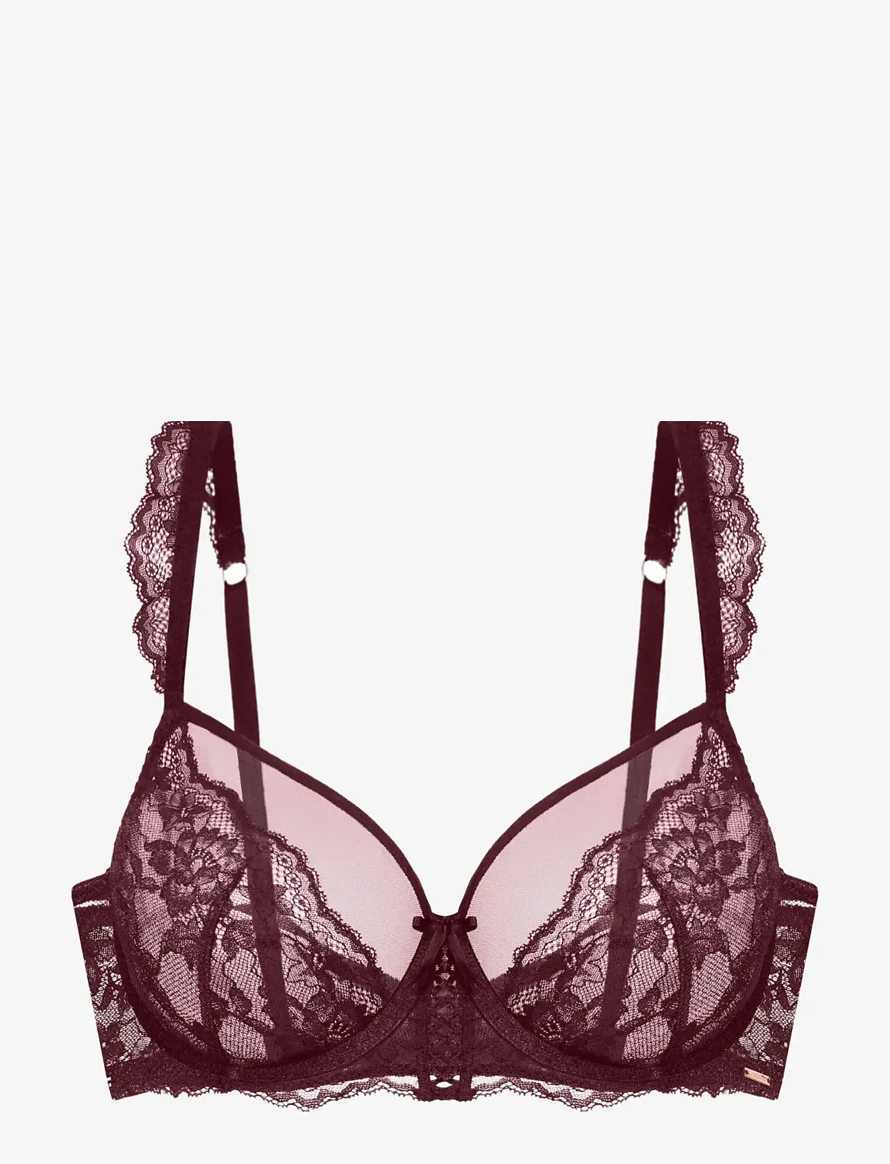 Dorina - LYRA-SATIN WIRED BRA - traadiga rinnahoidjad - red - 1