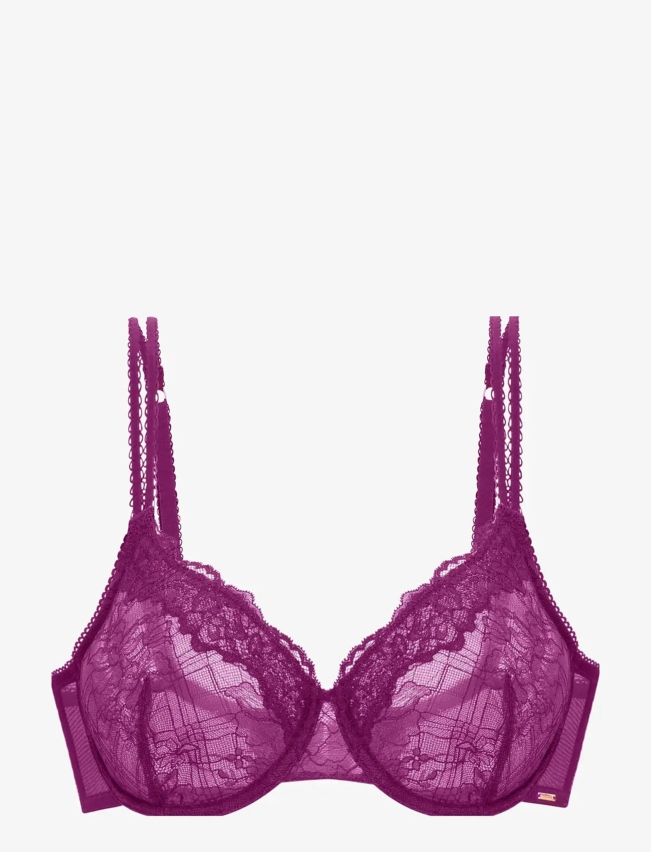 Dorina - ORIGINS-LACE NON PADDED WIRED BRA - bh:ar med bygel - fuchsia - 1