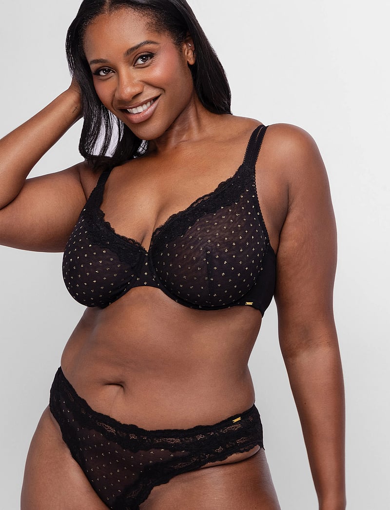 Dorina - ORIGINS-SHIMMER DOT WIRED_BRA - wired bras - black - 2