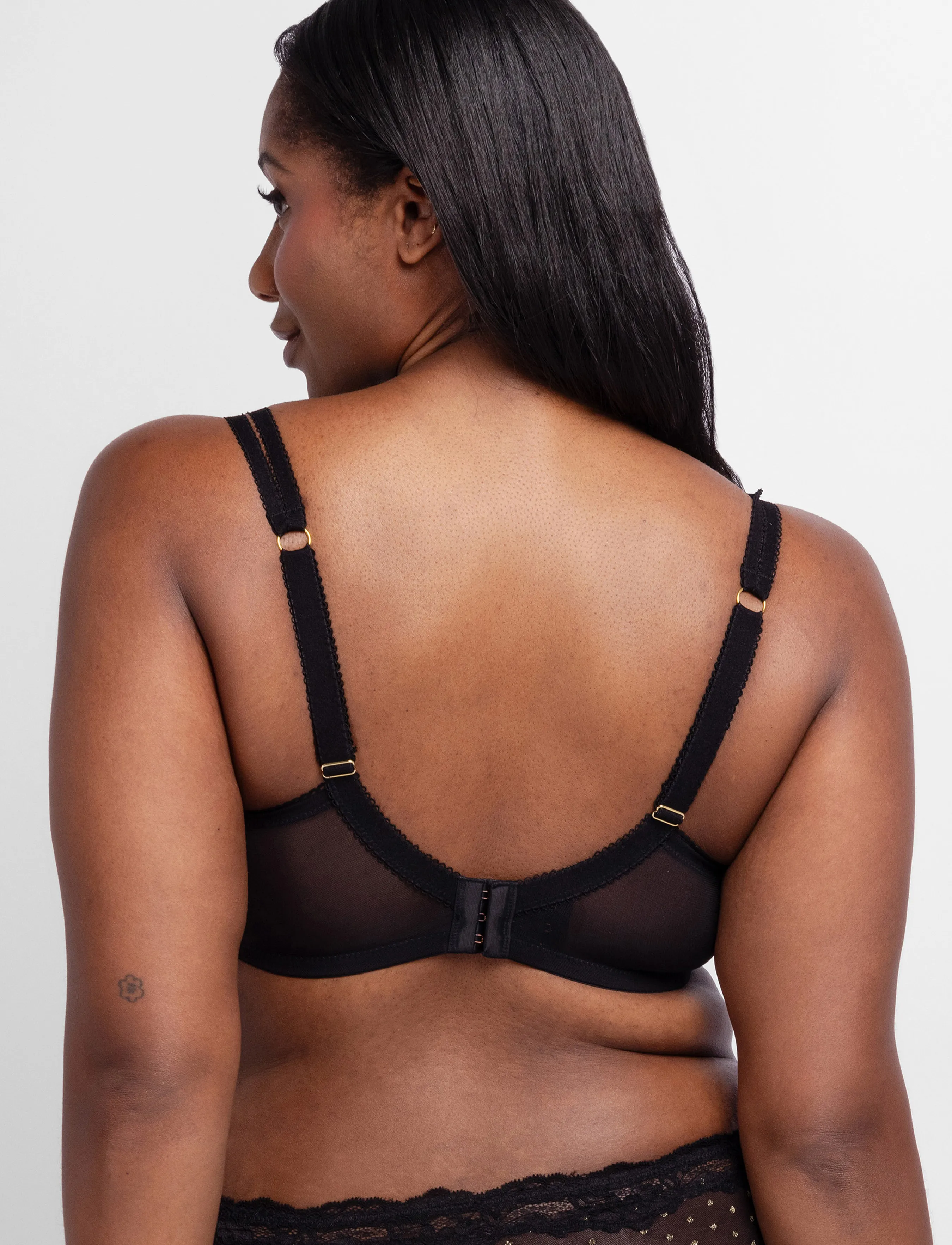 Dorina - ORIGINS-SHIMMER DOT WIRED_BRA - black - 4