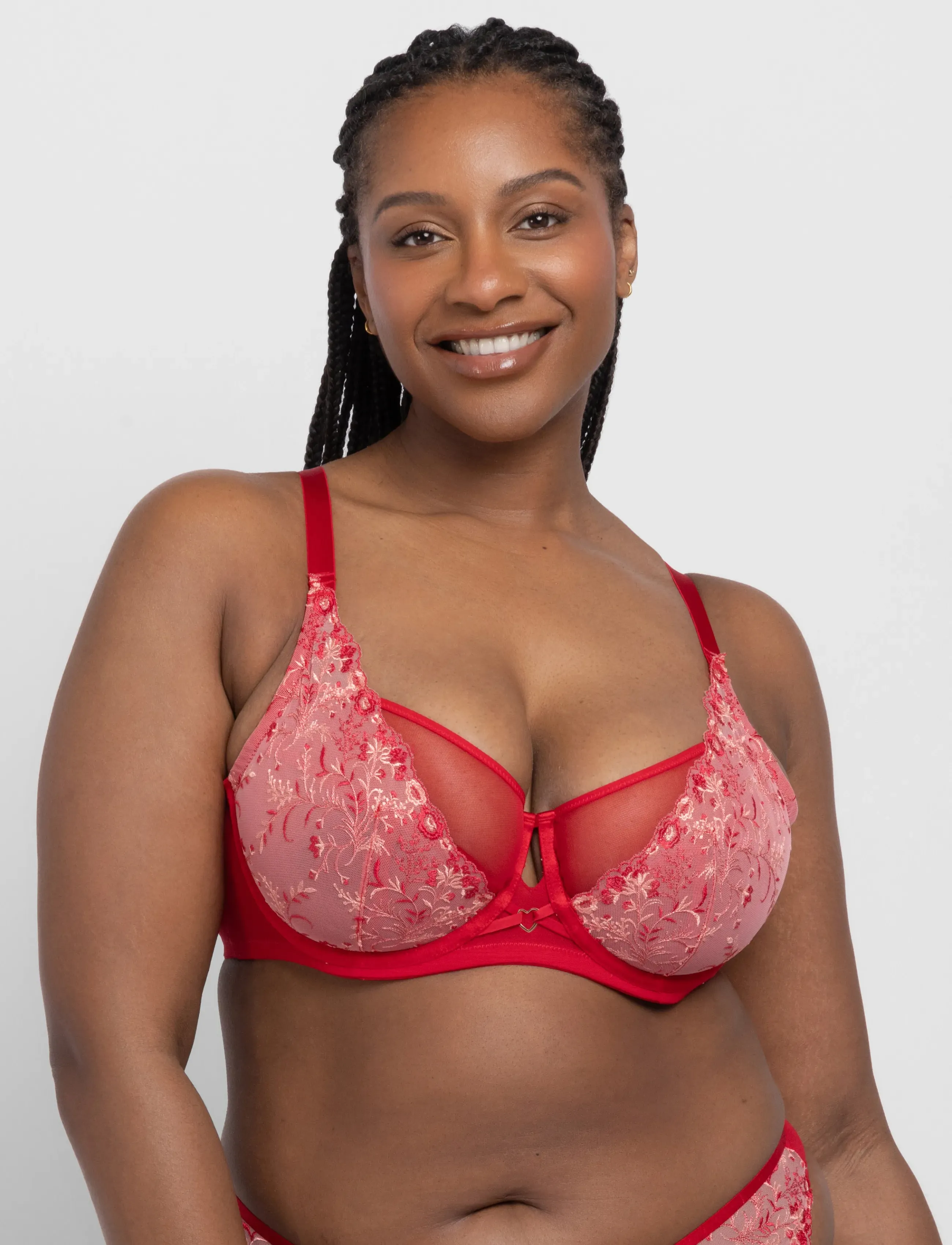 Dorina - ERIN WIRED BRA - sommarfynd - red - 0