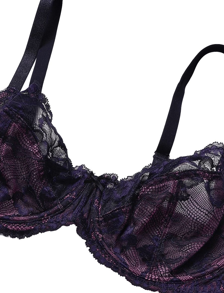Dorina - Perfect Lace Balcony - bh:ar med bygel - navy - 1